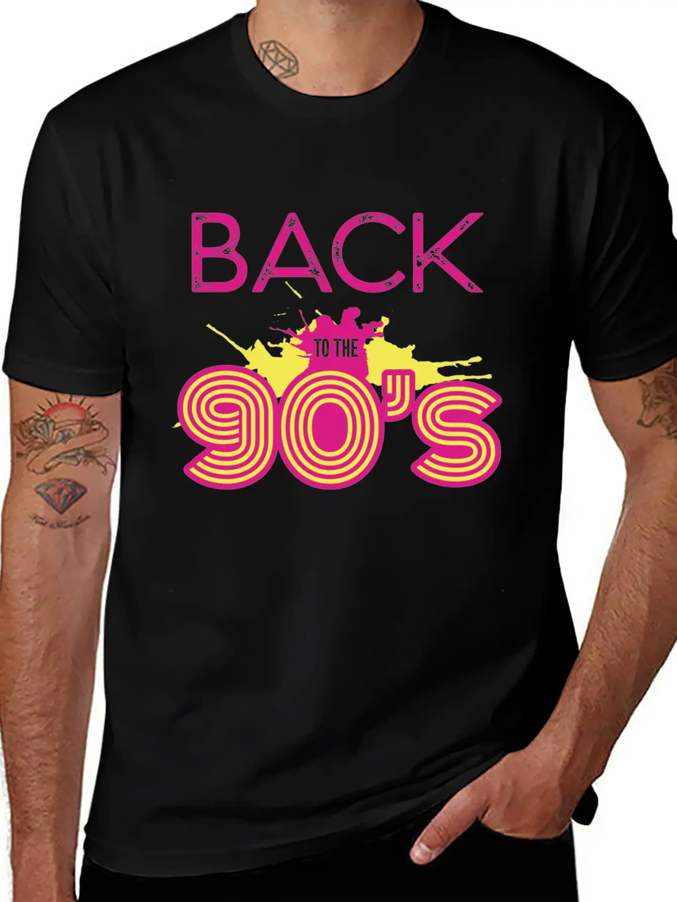 90s Party Disco Retro Revival Past Back Gift Idea Unisex Casual T-Shirt – Clean Design For Daily Comfort