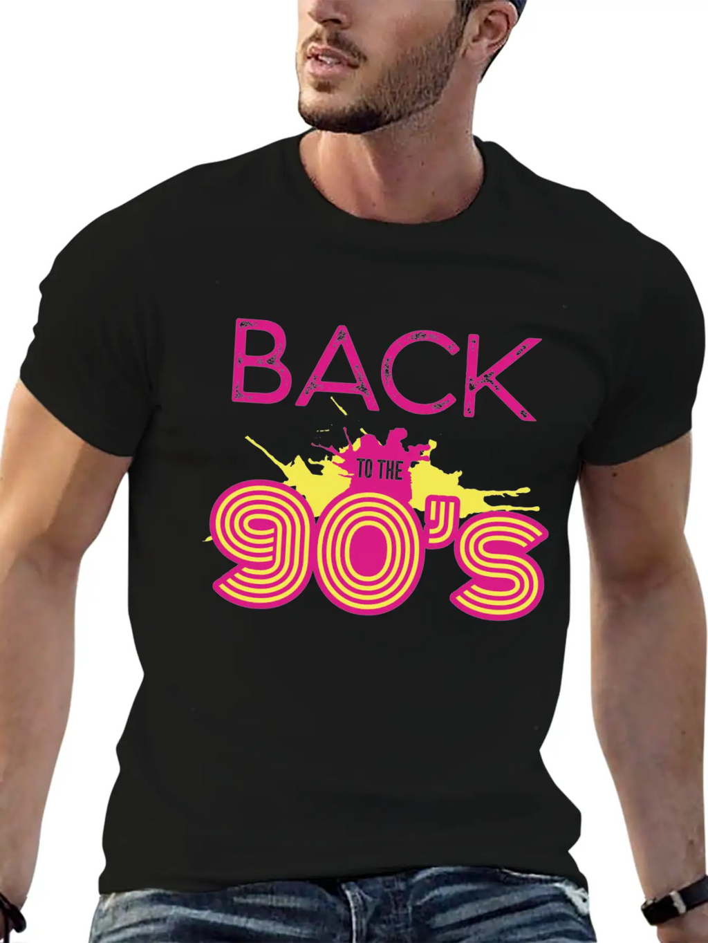 90s Party Disco Retro Revival Past Back Gift Idea Unisex Casual T-Shirt – Clean Design For Daily Comfort