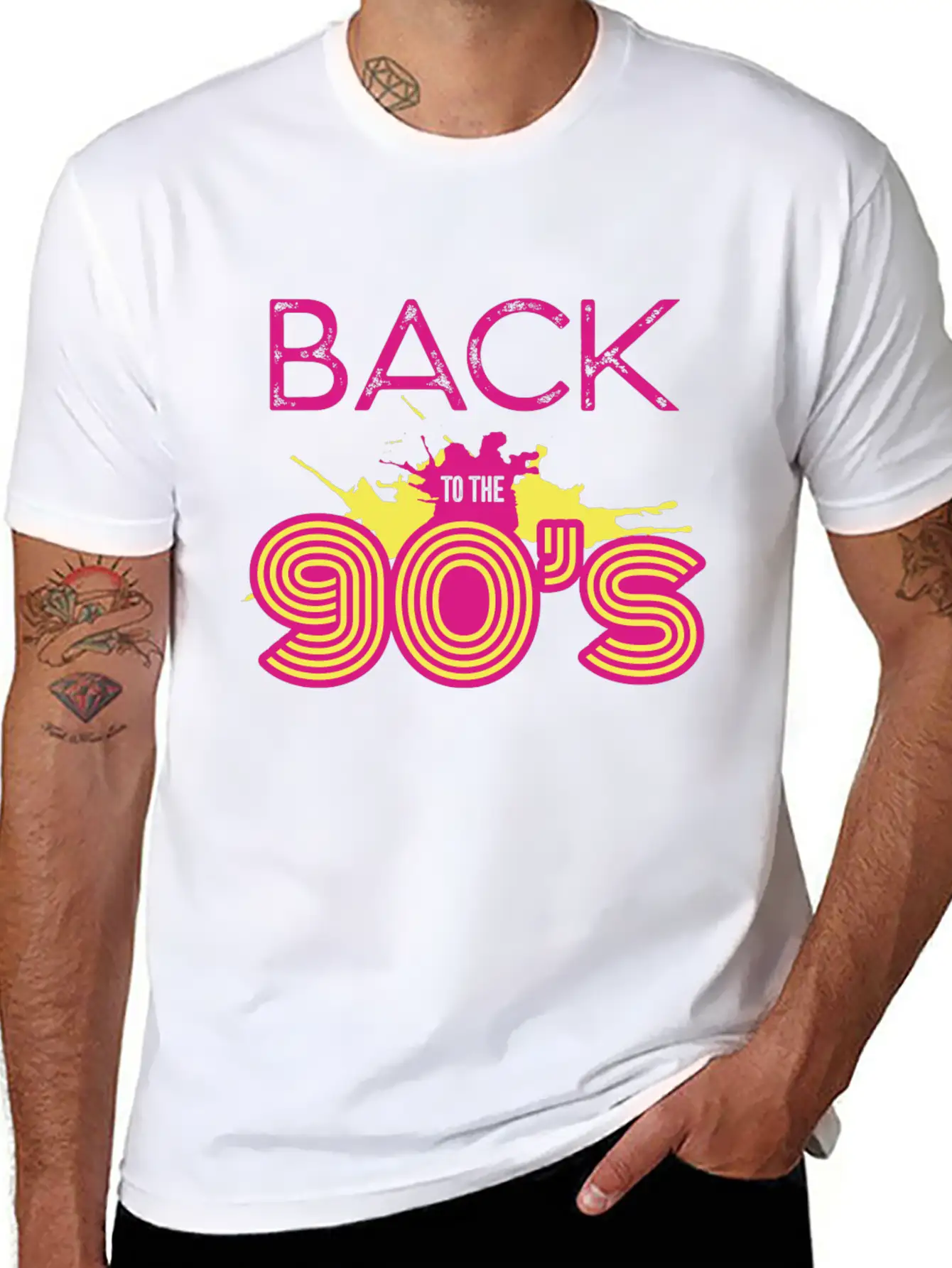 90s Party Disco Retro Revival Past Back Gift Idea Unisex Casual T-Shirt – Clean Design For Daily Comfort