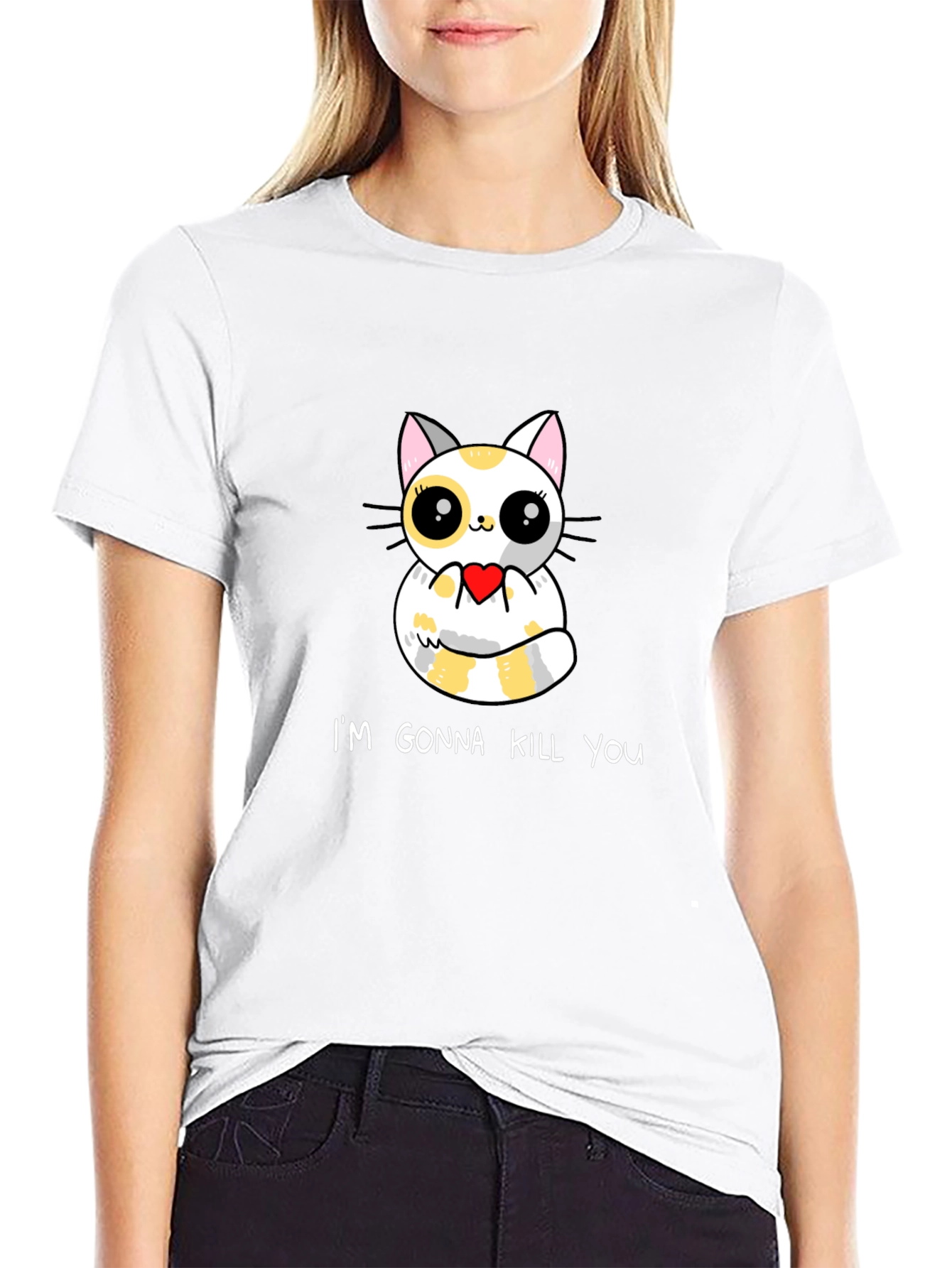 Cute but Deadly Cat T-Shirt