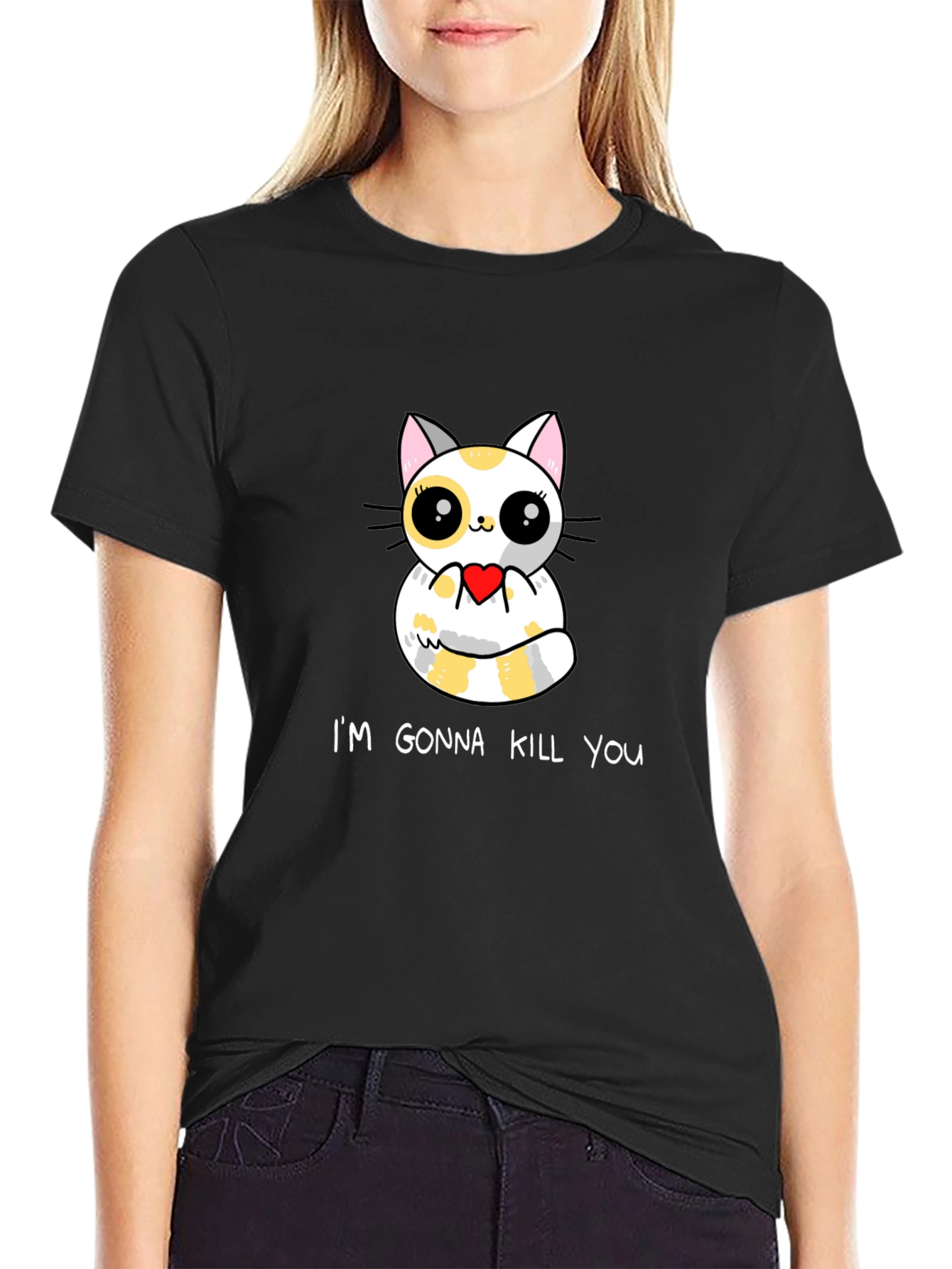 Cute but Deadly Cat T-Shirt