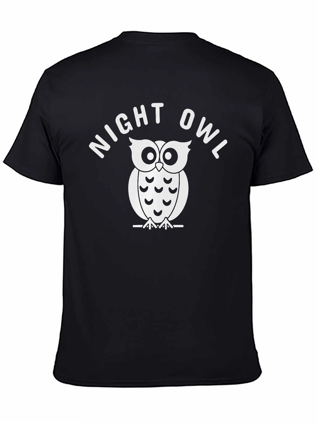Night Owl Graphic Tee - Unisex Black T-Shirt