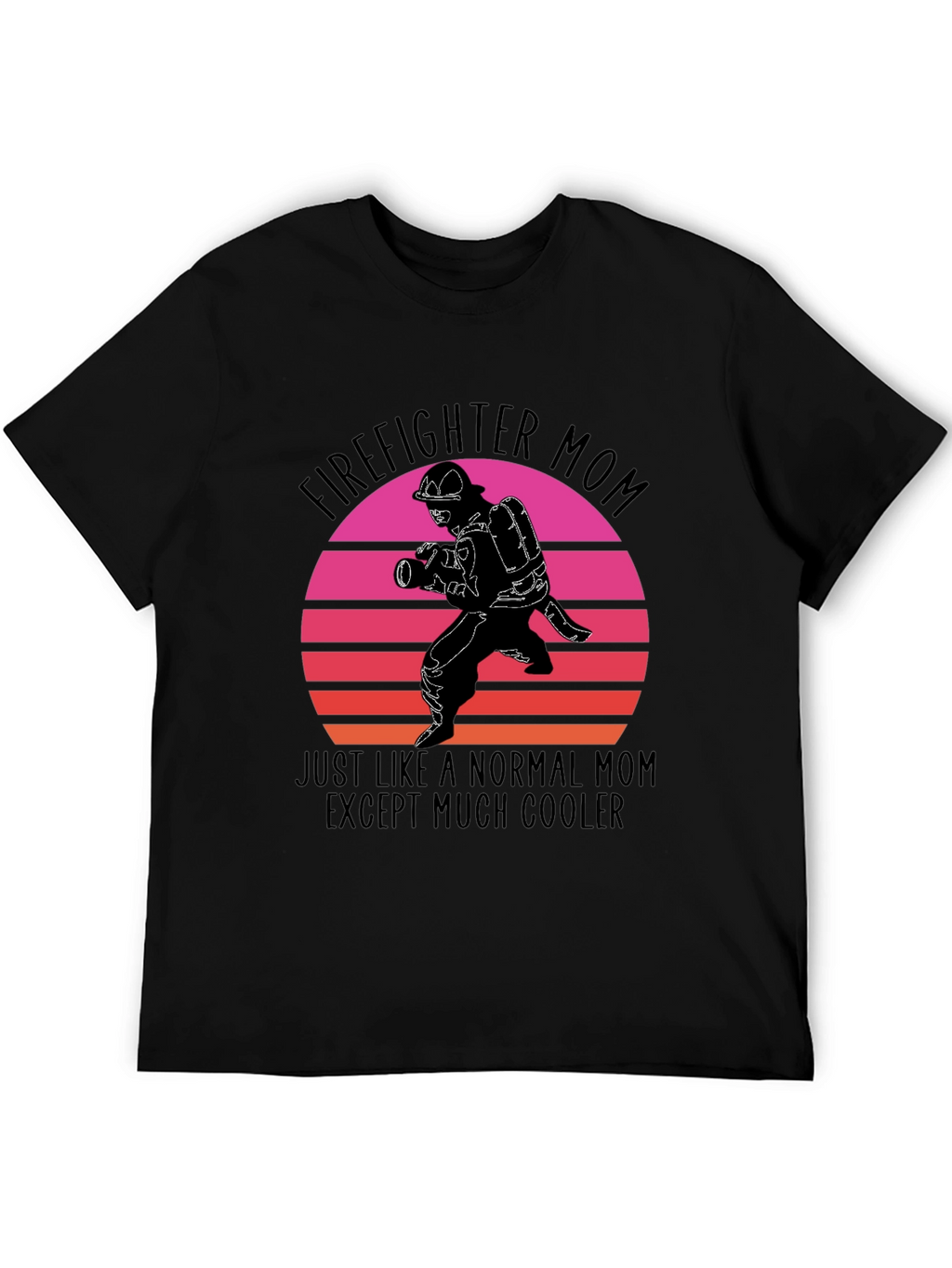 Firefighter Mom Graphic T-Shirt - Cool Mom Edition