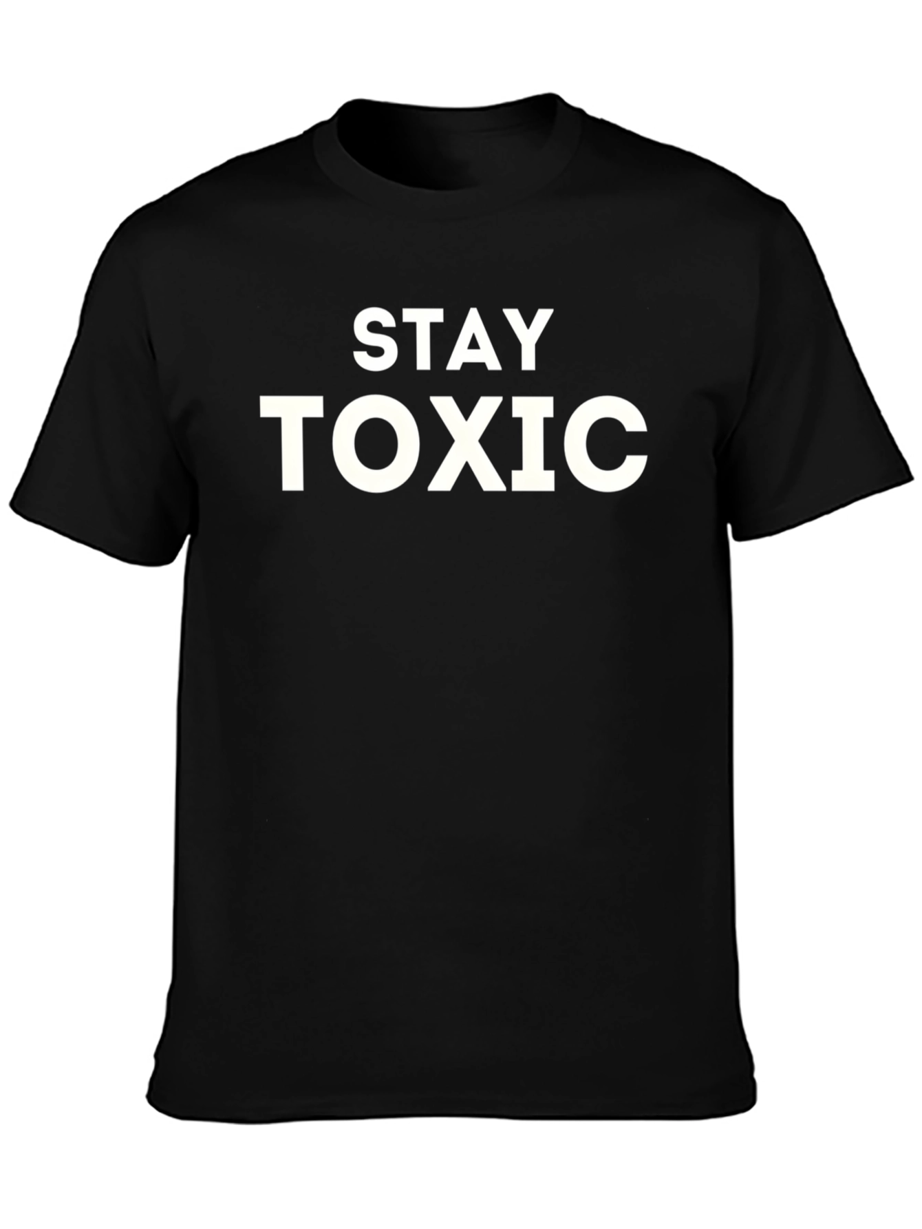 Stay Toxic Graphic Tee - Mens Black T-Shirt