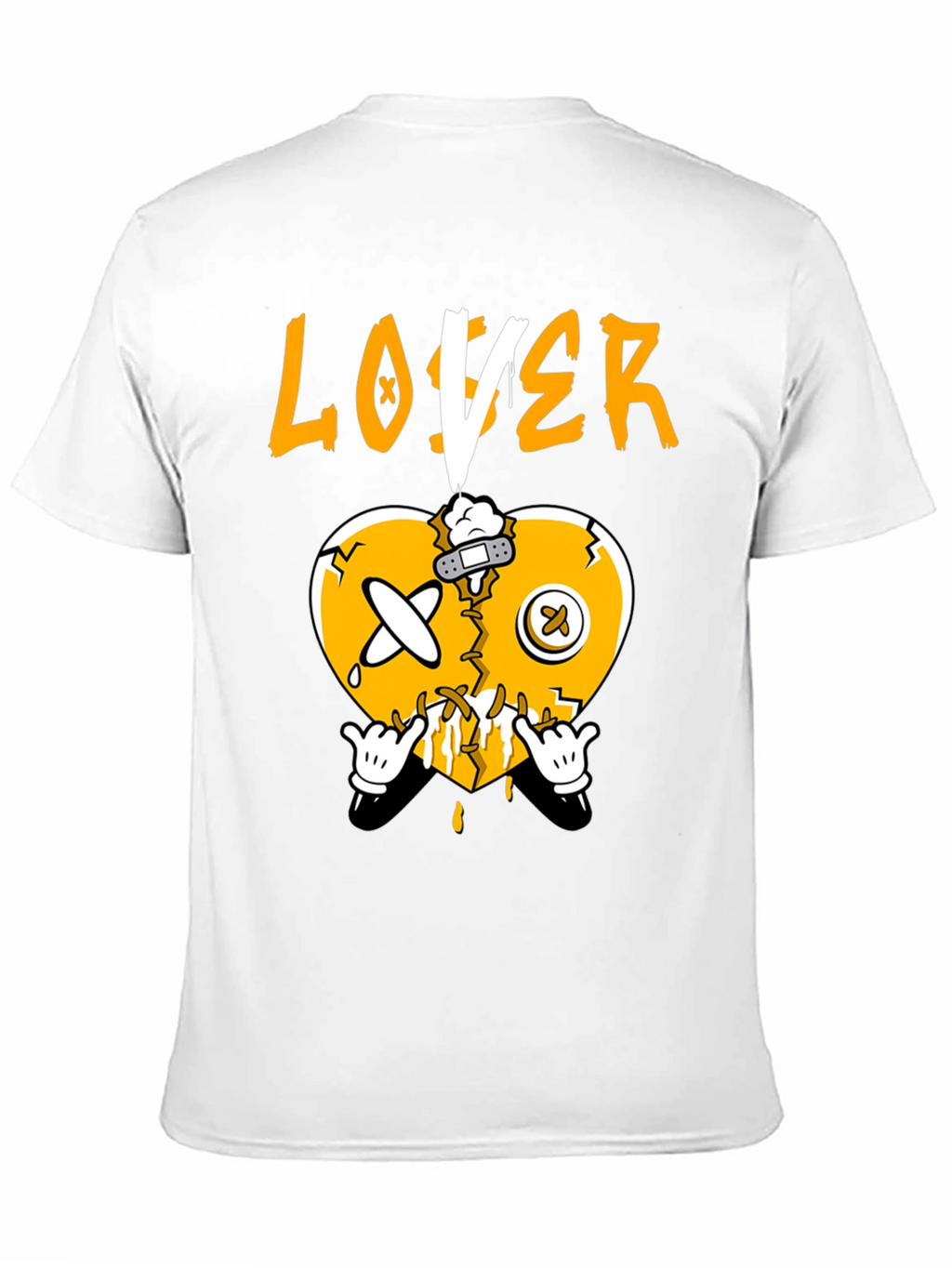 Broken Heart Loser Graphic Tee - Black