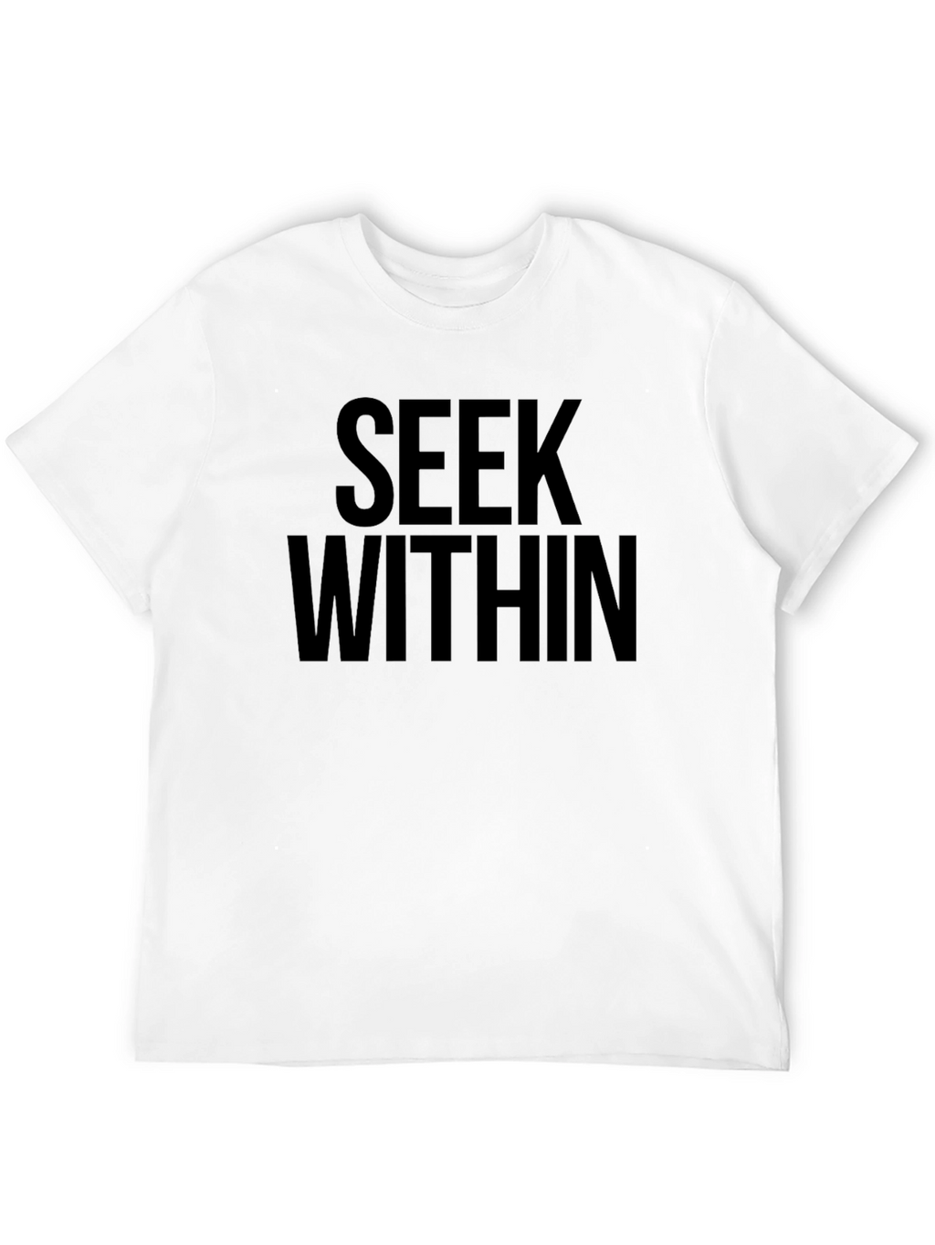 Seek Within Black Graphic T-Shirt