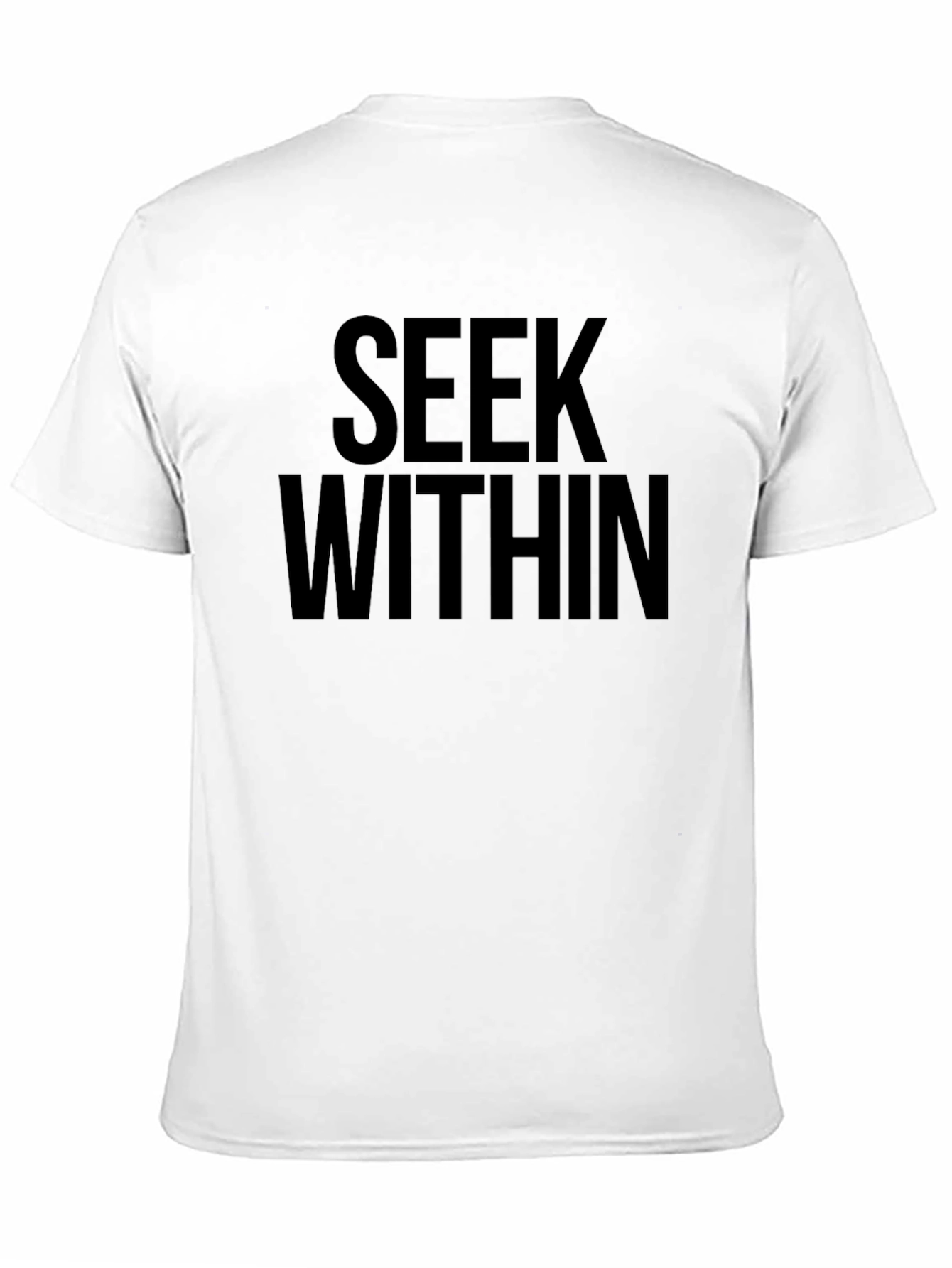 Seek Within Black Graphic T-Shirt