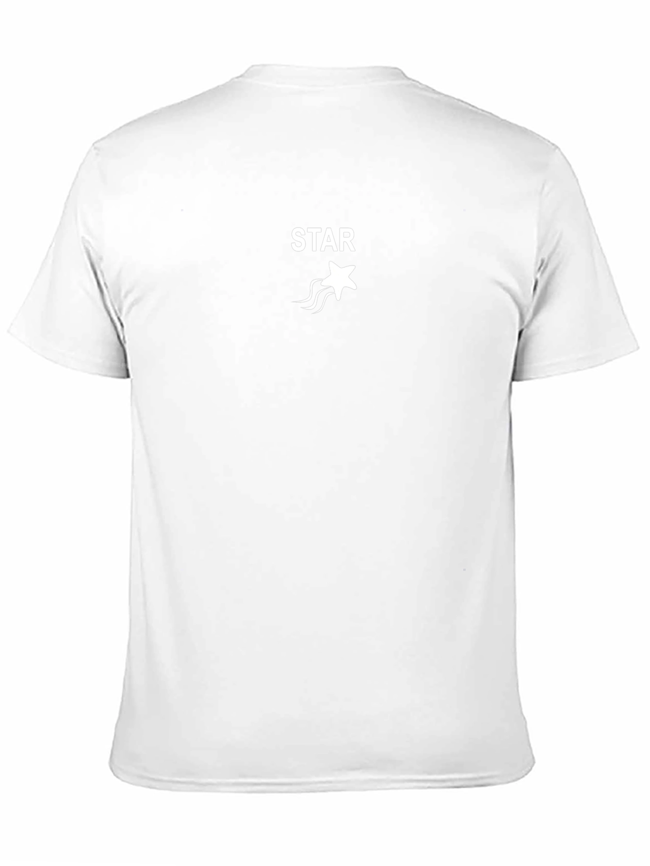 Black Star Graphic Tee - Mens Short Sleeve Casual Shirt