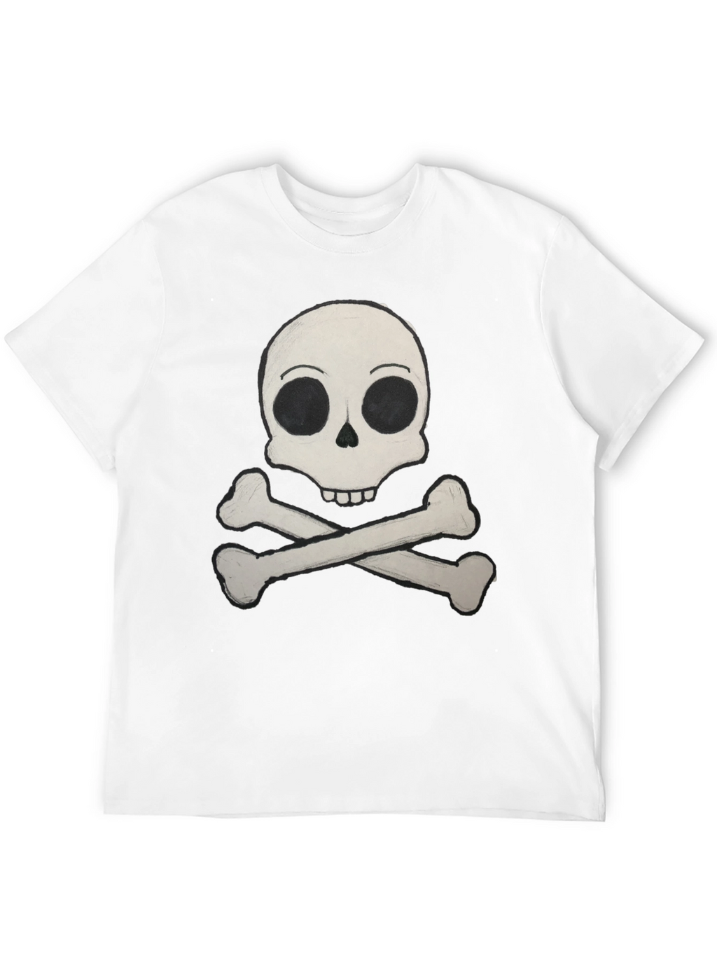 Skull & Crossbones Graphic Tee - Classic Pirate Style