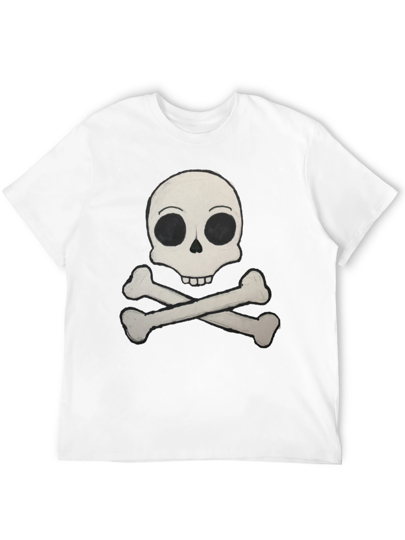 Skull & Crossbones Graphic Tee - Classic Pirate Style