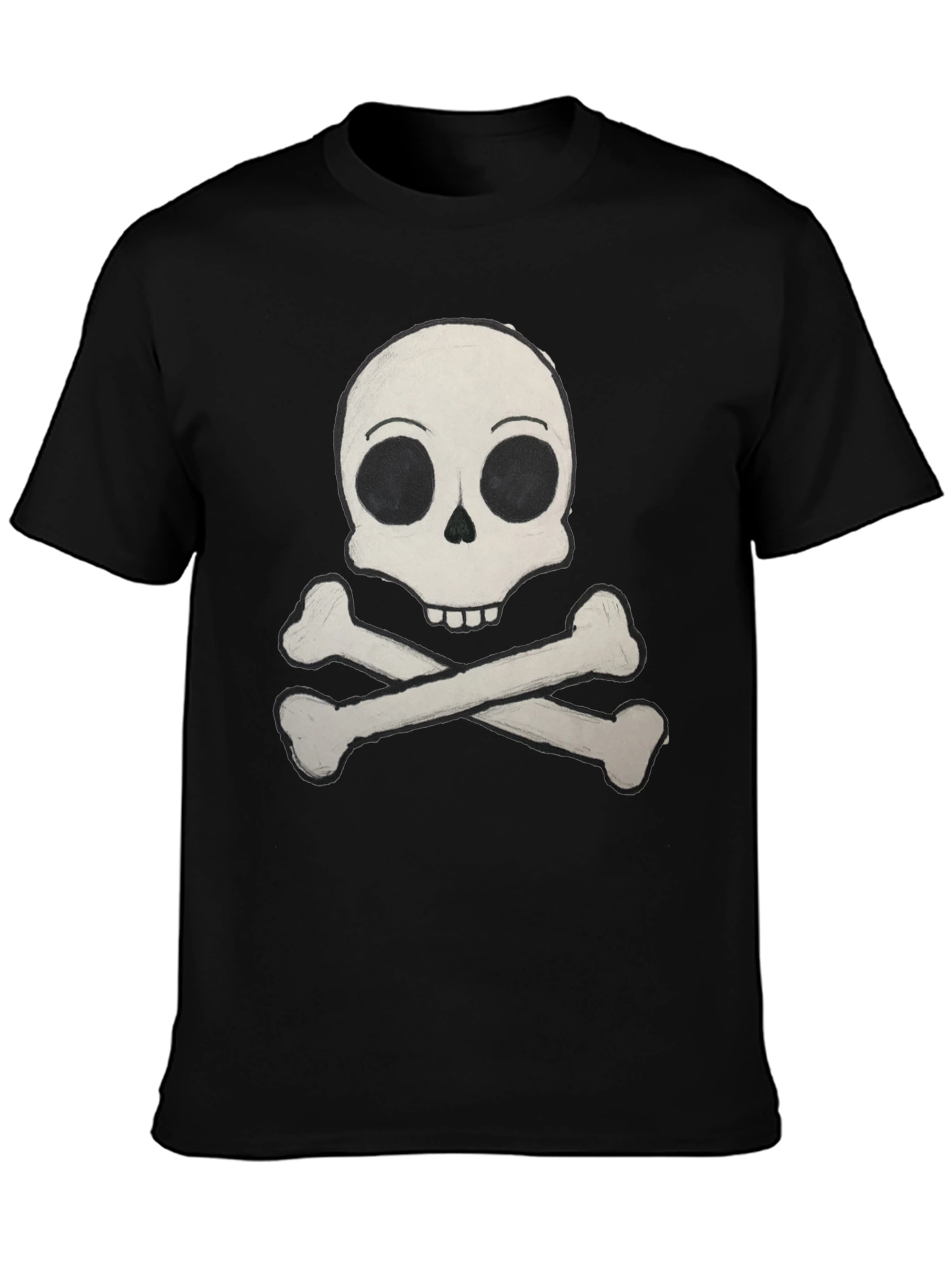 Skull & Crossbones Graphic Tee - Classic Pirate Style