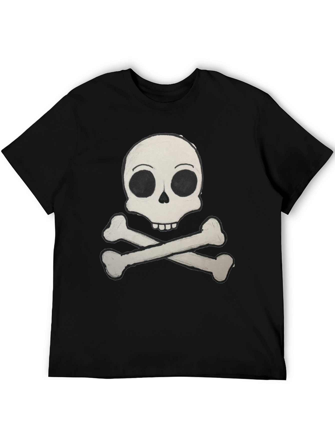 Skull & Crossbones Graphic Tee - Classic Pirate Style