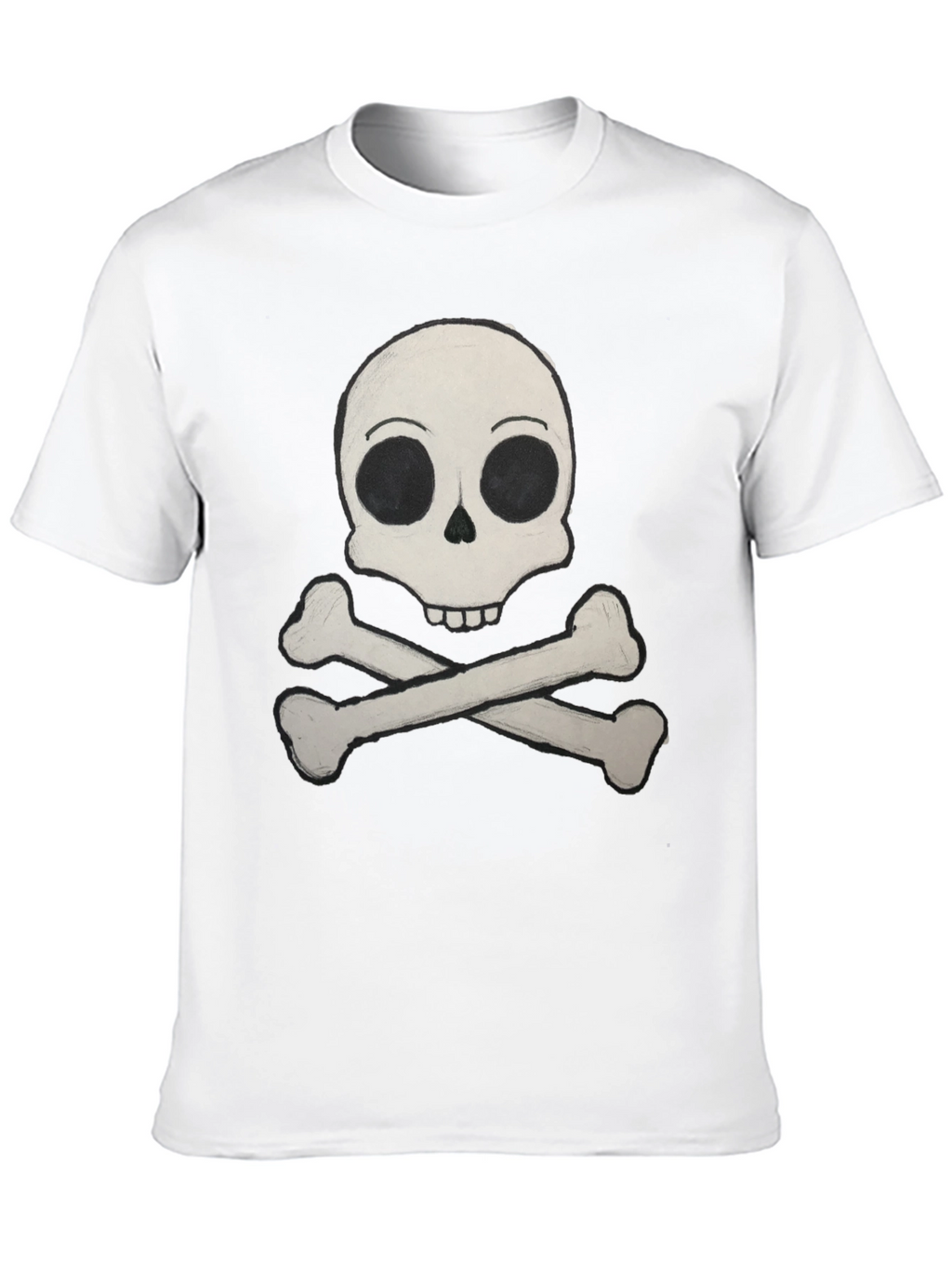 Skull & Crossbones Graphic Tee - Classic Pirate Style