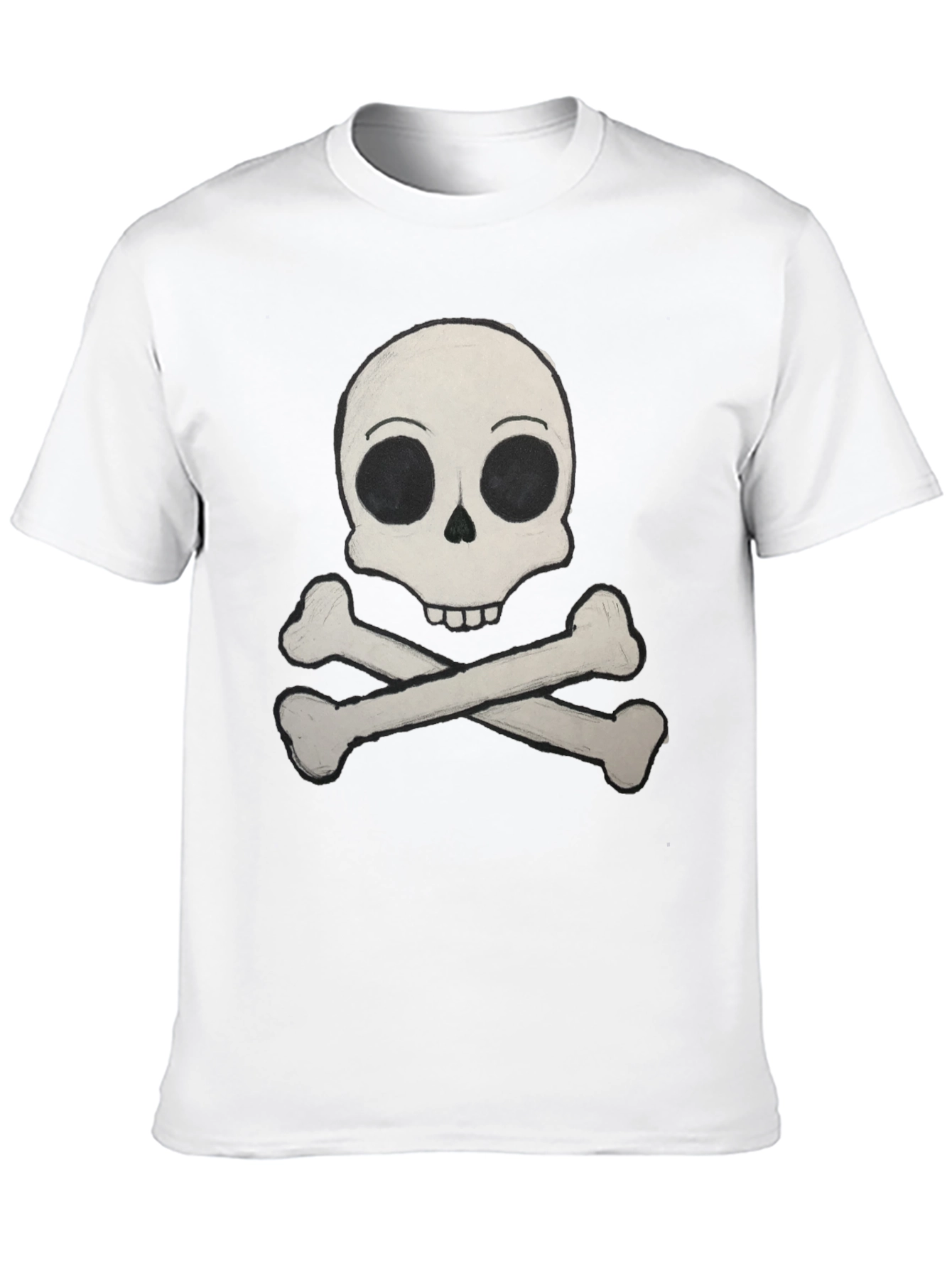 Skull & Crossbones Graphic Tee - Classic Pirate Style