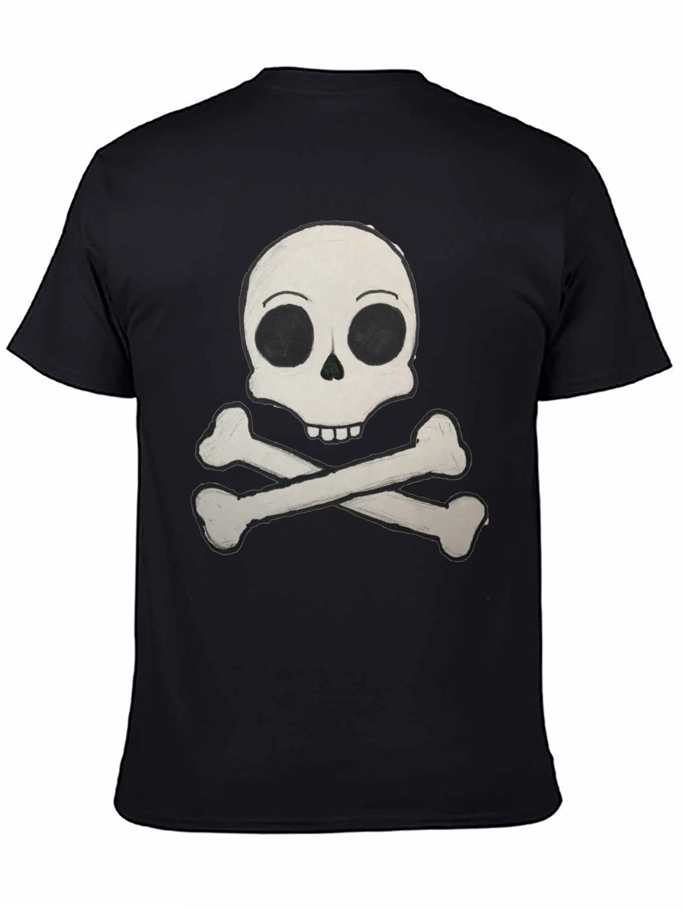 Skull & Crossbones Graphic Tee - Classic Pirate Style