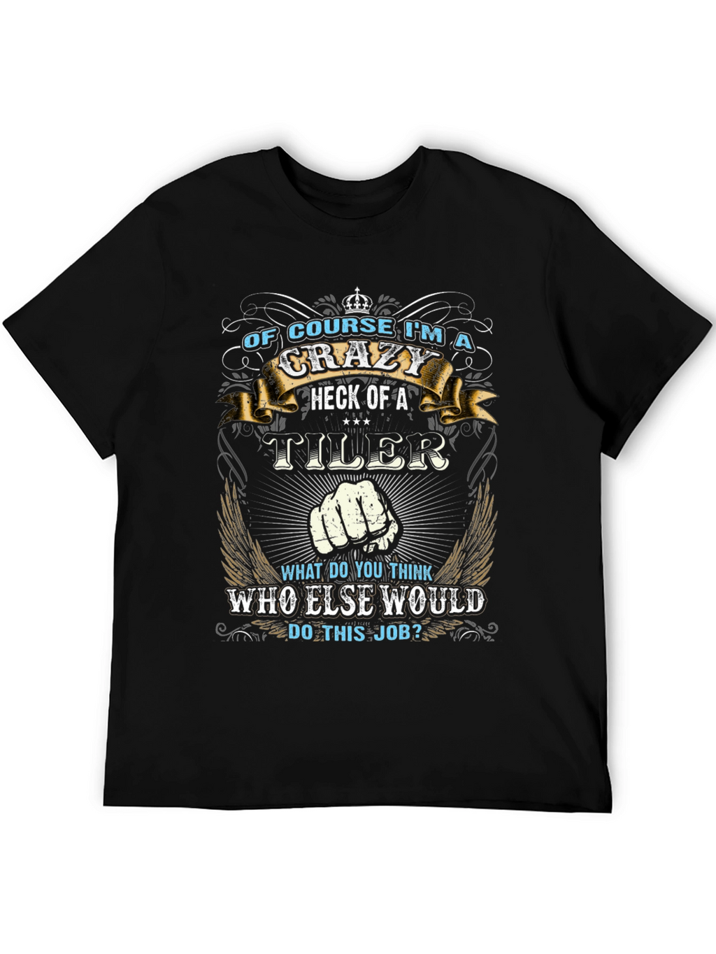 Crazy Tiler Graphic T-Shirt