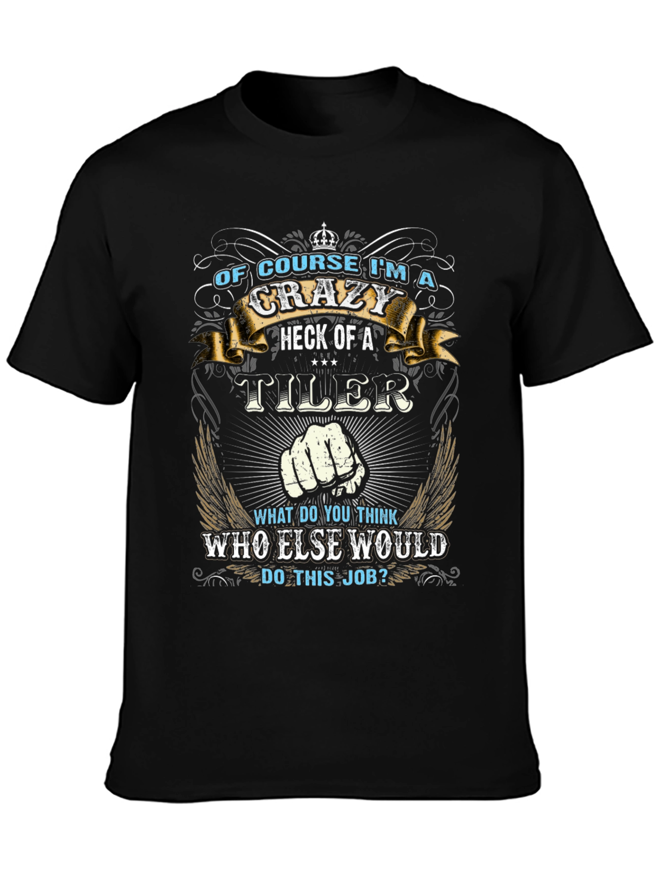 Crazy Tiler Graphic T-Shirt