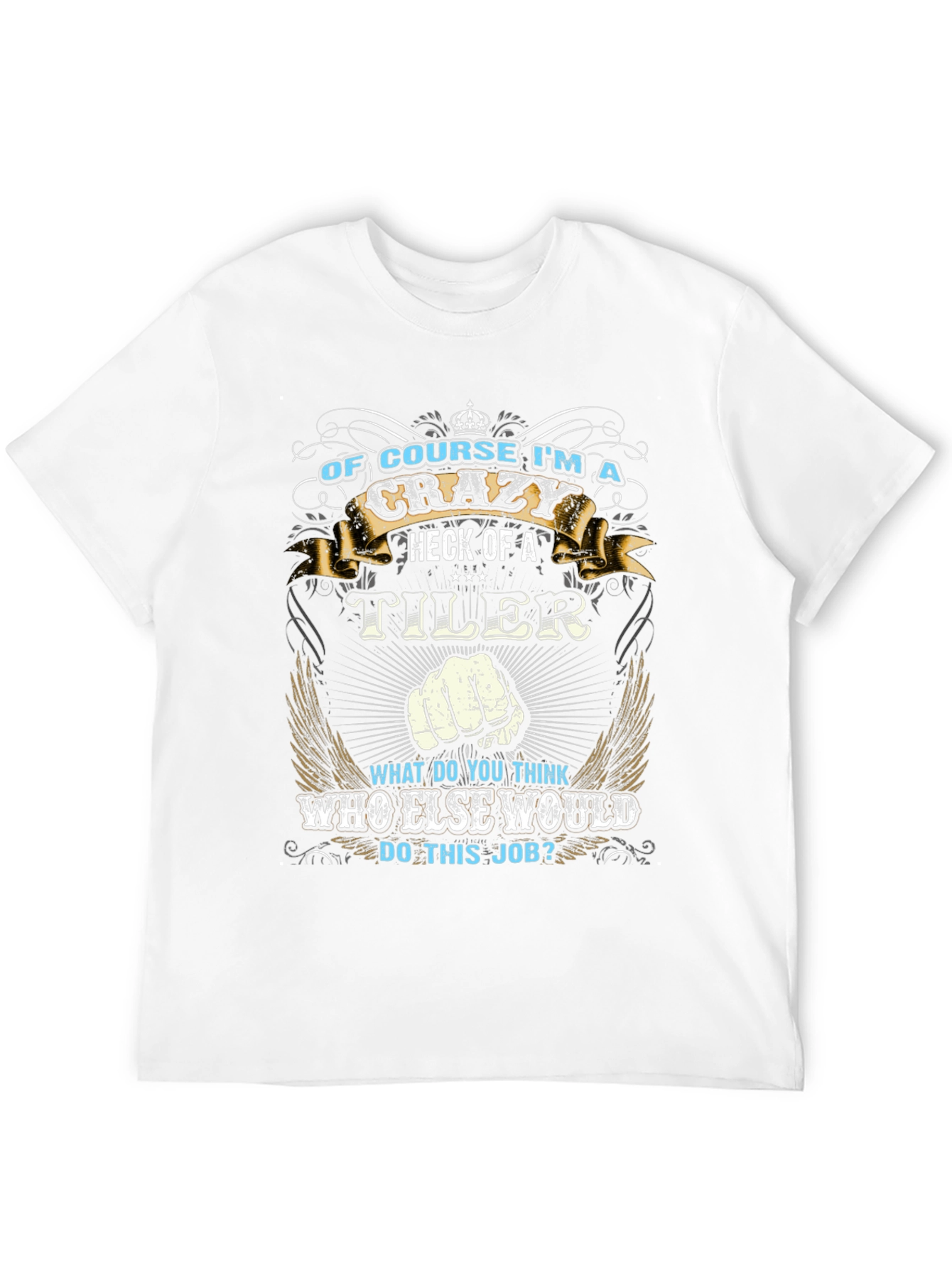Crazy Tiler Graphic T-Shirt