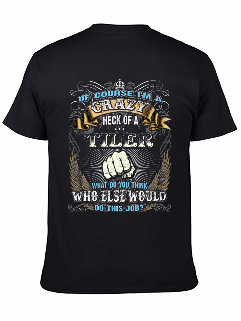 Crazy Tiler Graphic T-Shirt