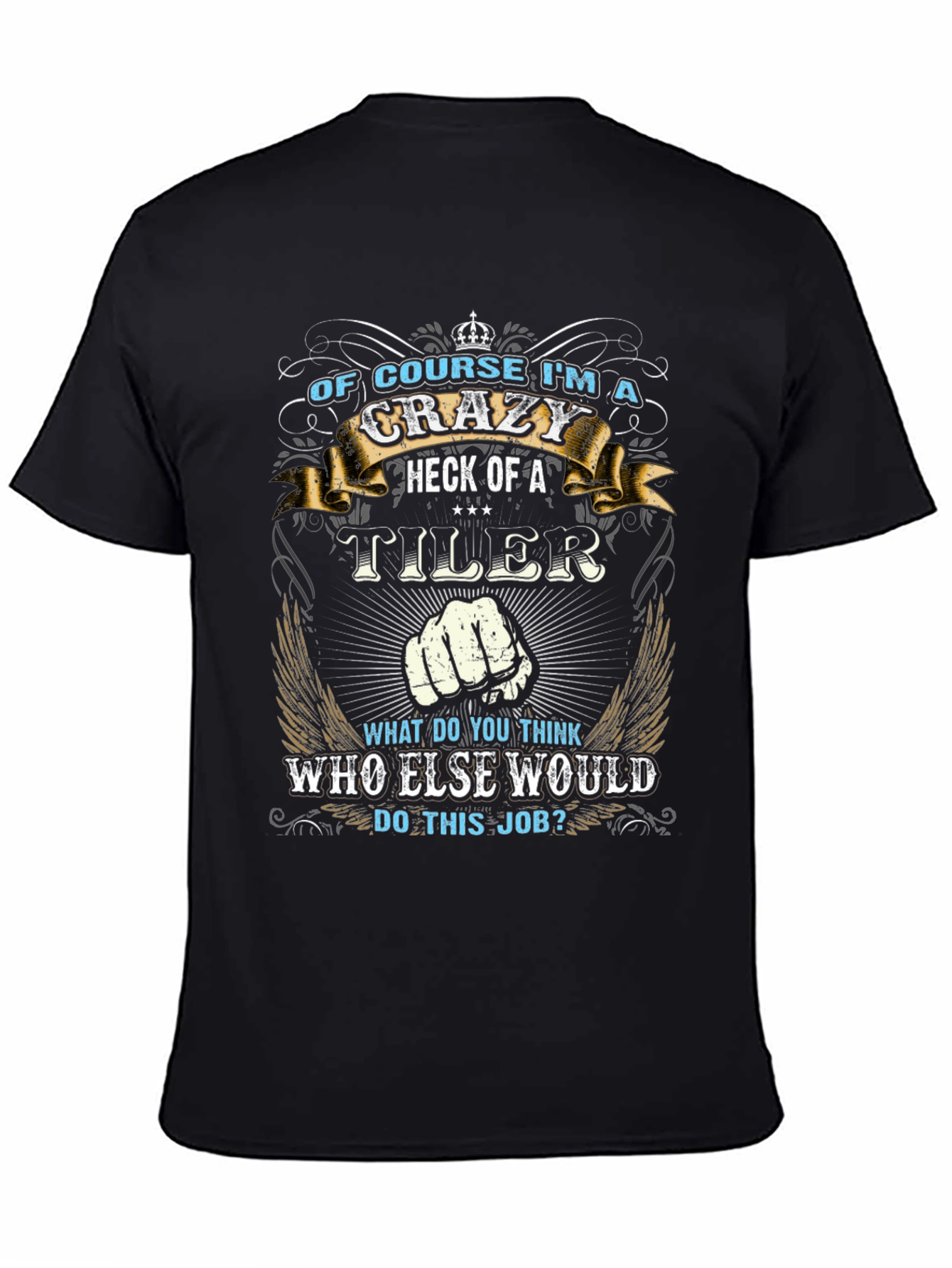 Crazy Tiler Graphic T-Shirt