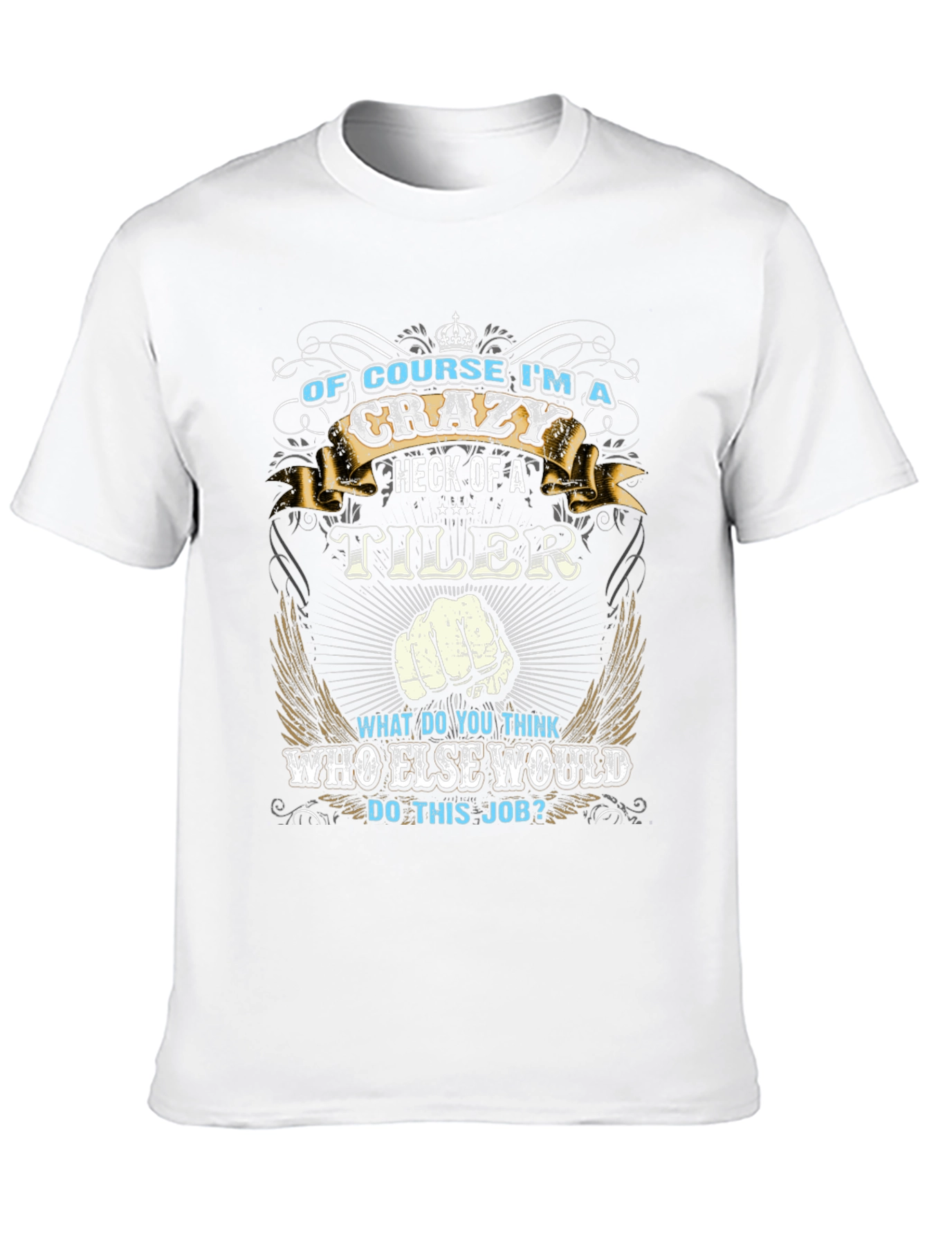 Crazy Tiler Graphic T-Shirt