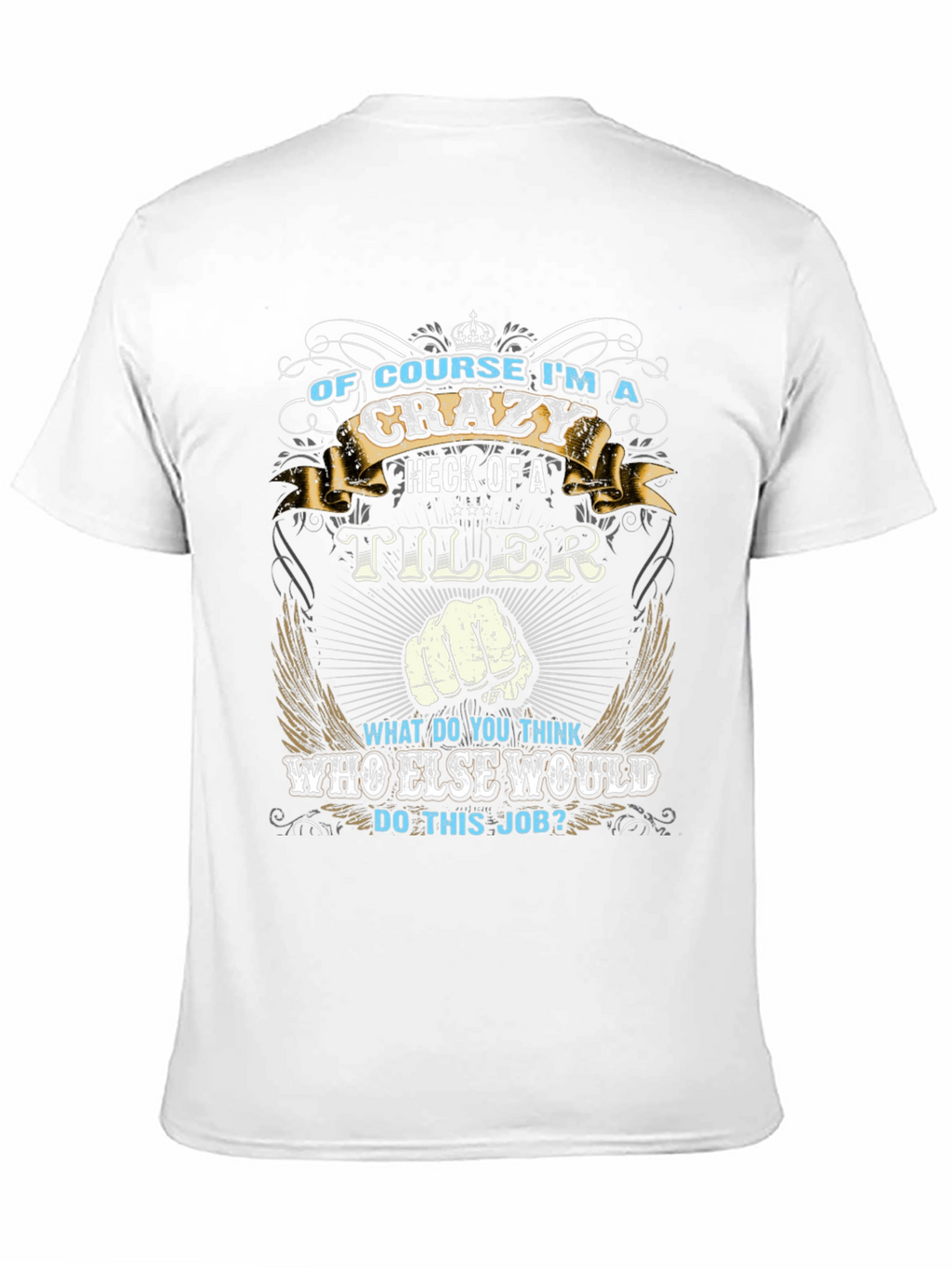 Crazy Tiler Graphic T-Shirt