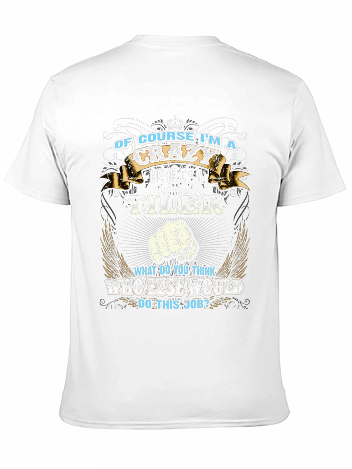 Crazy Tiler Graphic T-Shirt