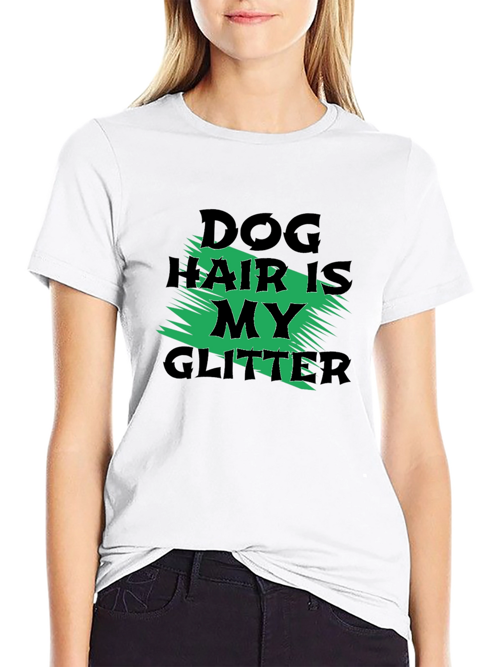 Dog Hair is My Glitter Graphic Tee