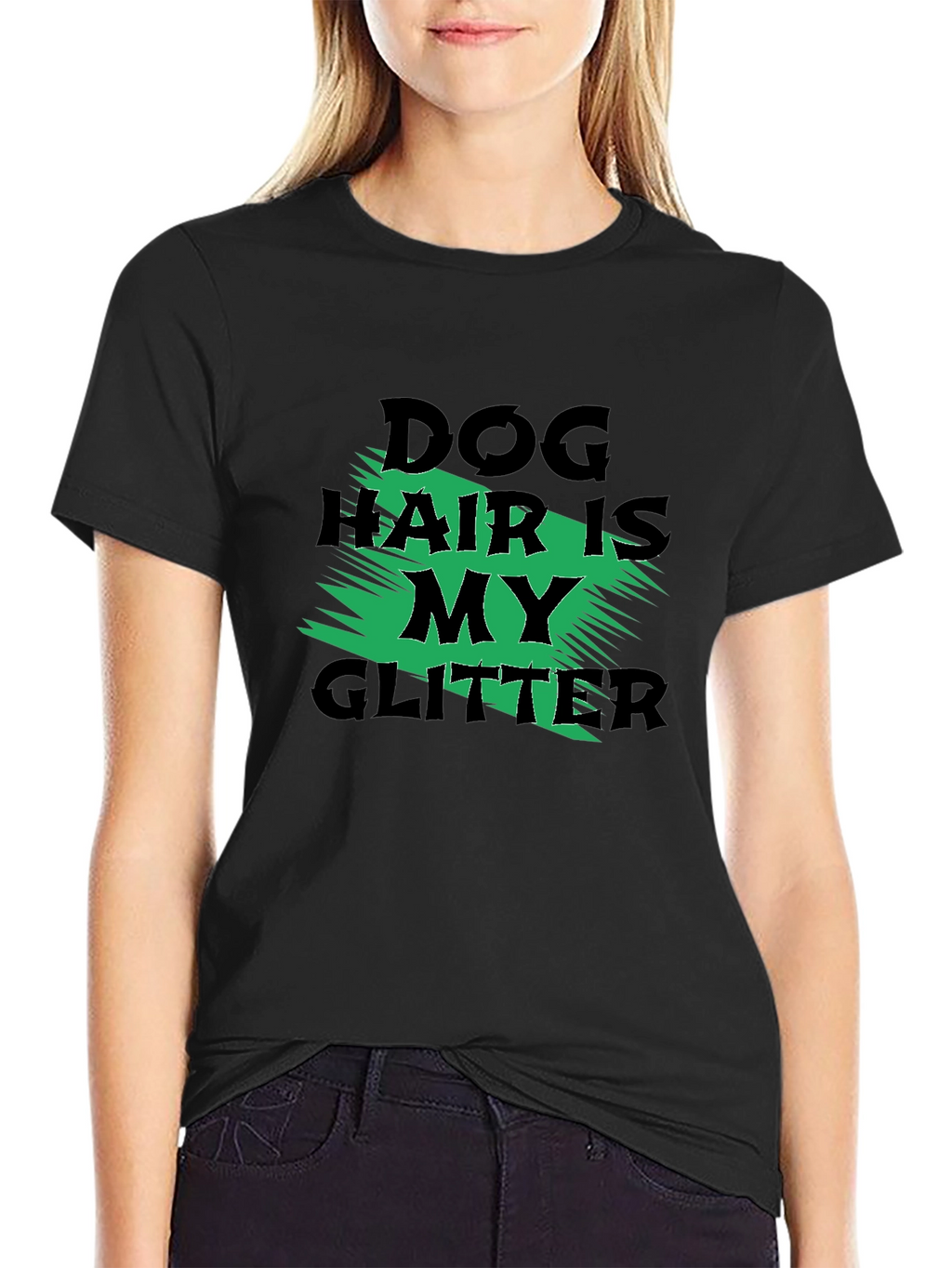 Dog Hair is My Glitter Graphic Tee