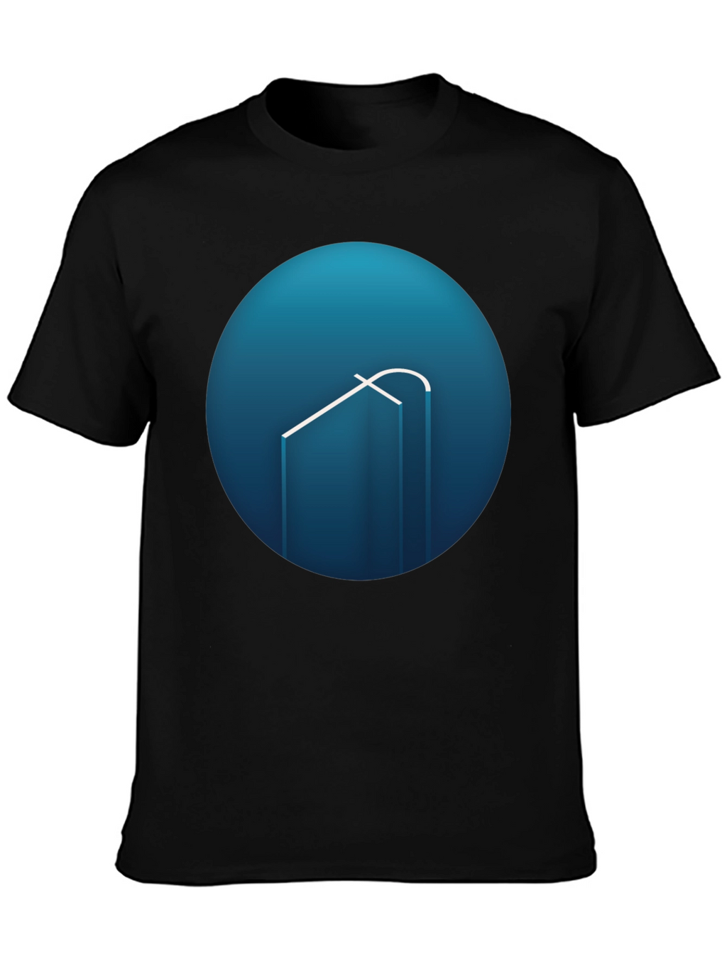Modern Blue Logo Graphic Tee