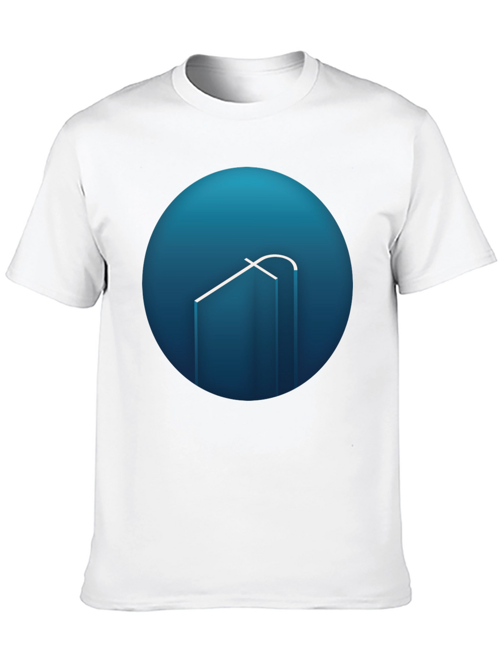 Modern Blue Logo Graphic Tee