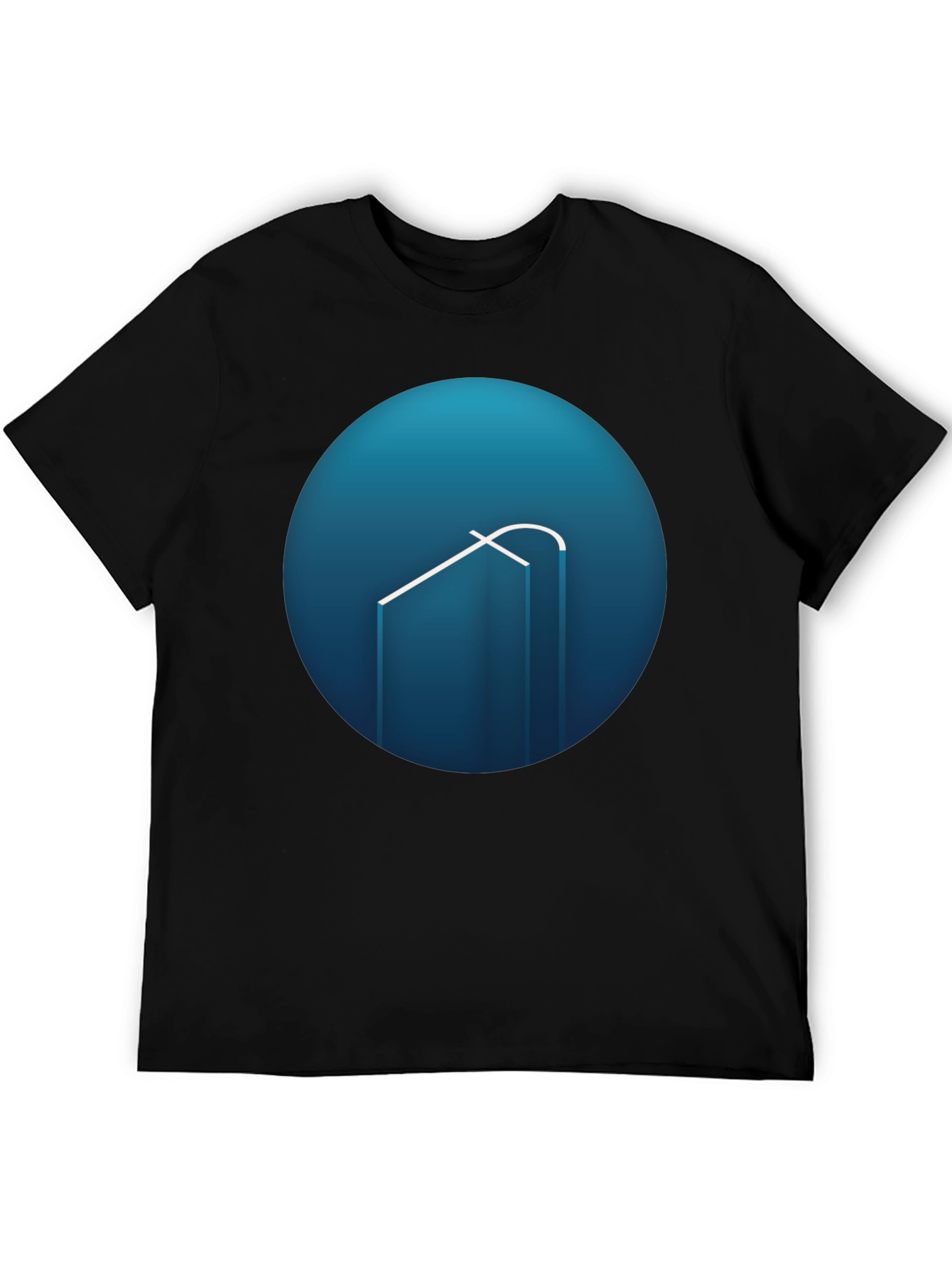 Modern Blue Logo Graphic Tee