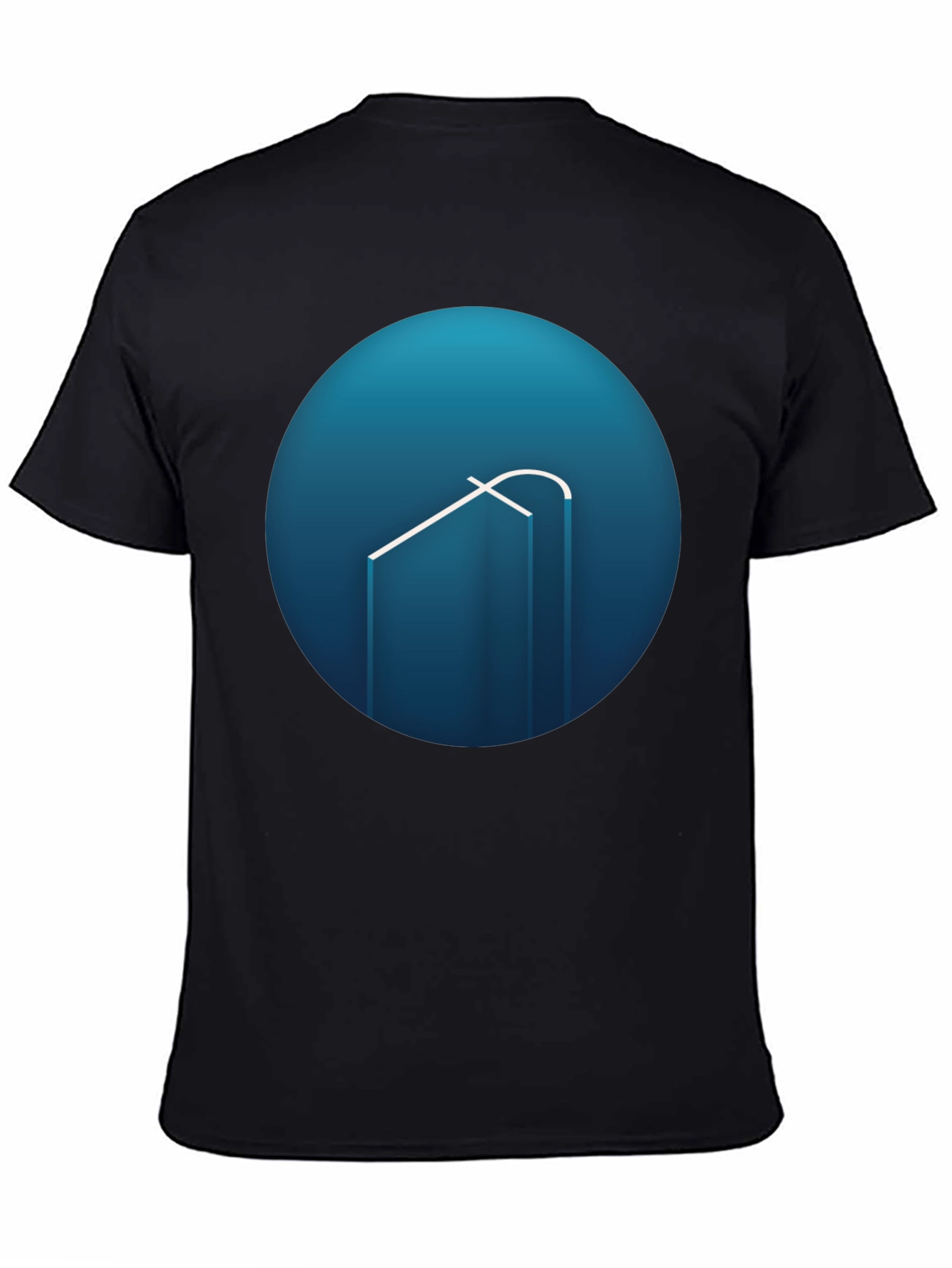 Modern Blue Logo Graphic Tee