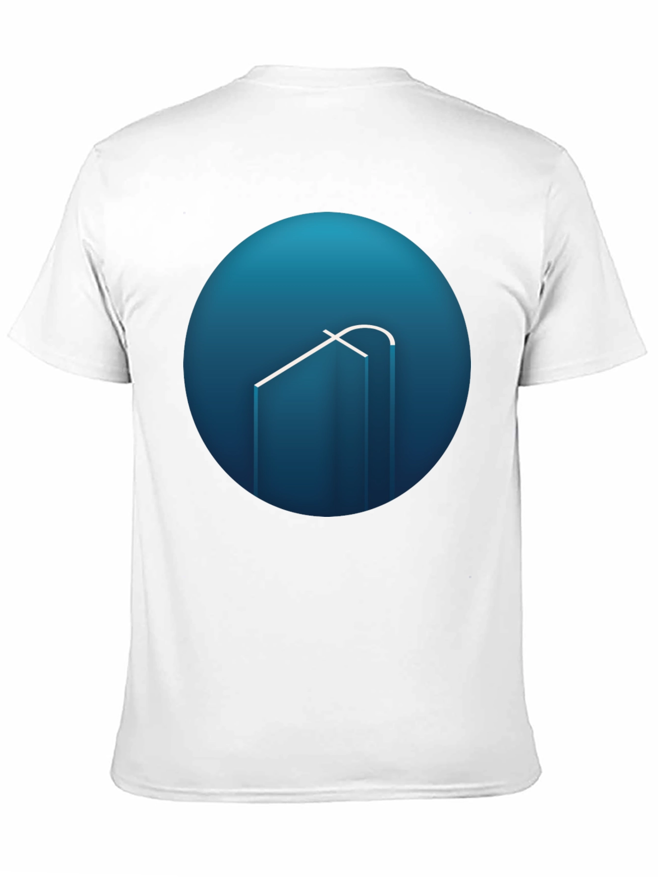 Modern Blue Logo Graphic Tee