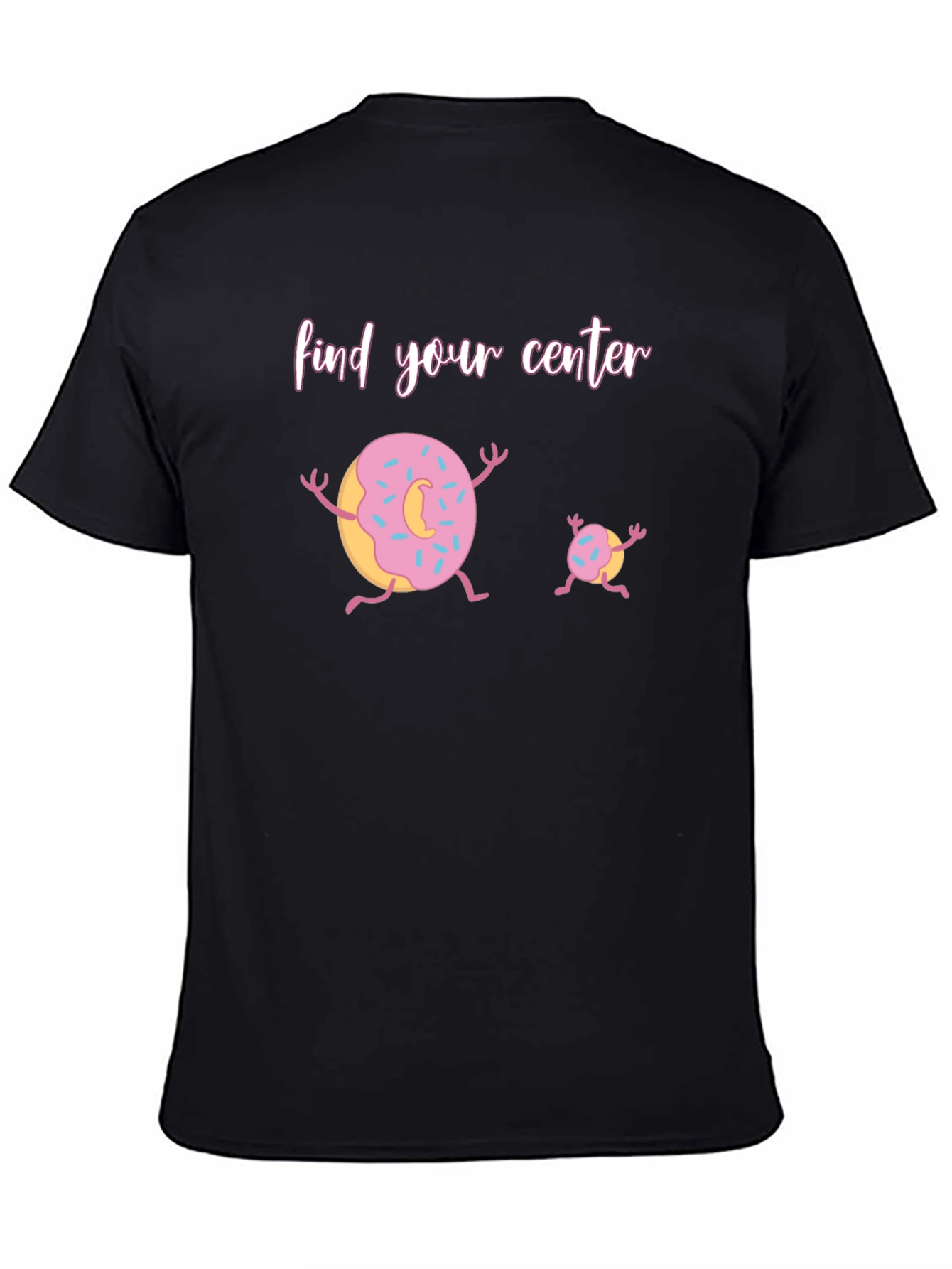 Find Your Center Donut Graphic T-Shirt