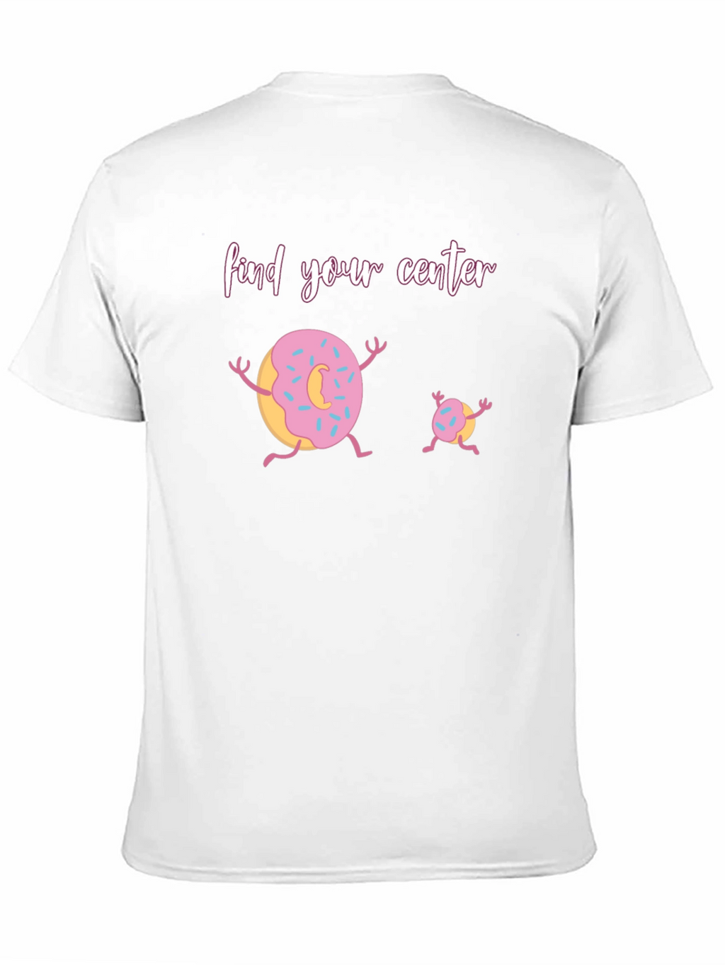 Find Your Center Donut Graphic T-Shirt