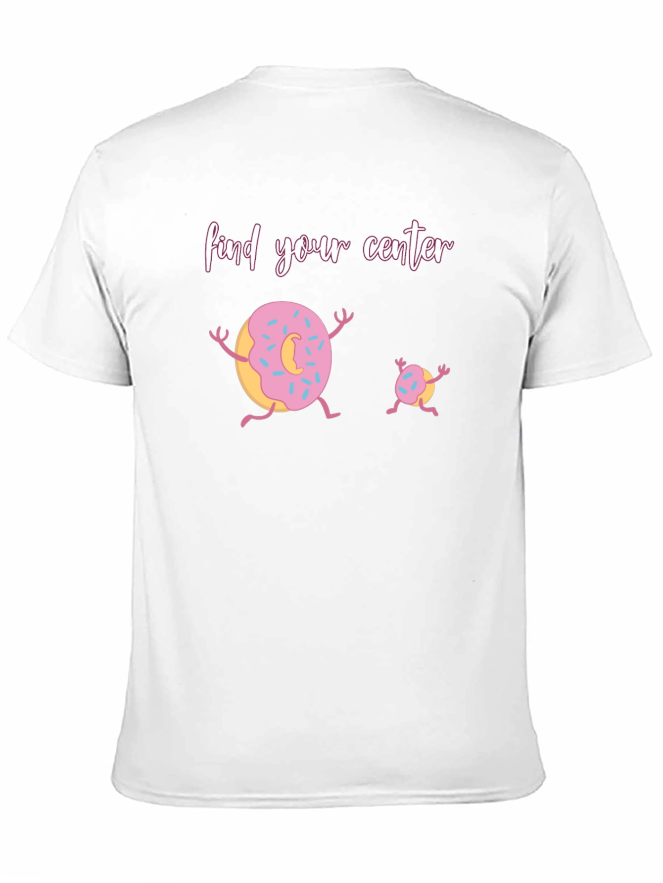 Find Your Center Donut Graphic T-Shirt