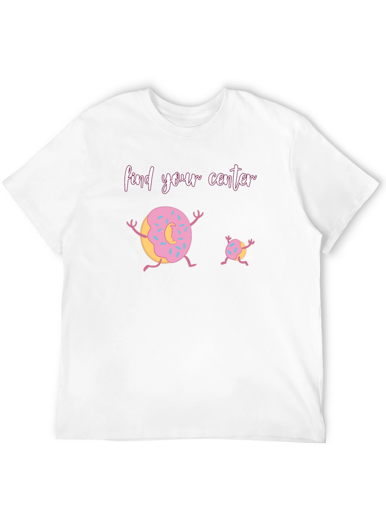 Find Your Center Donut Graphic T-Shirt