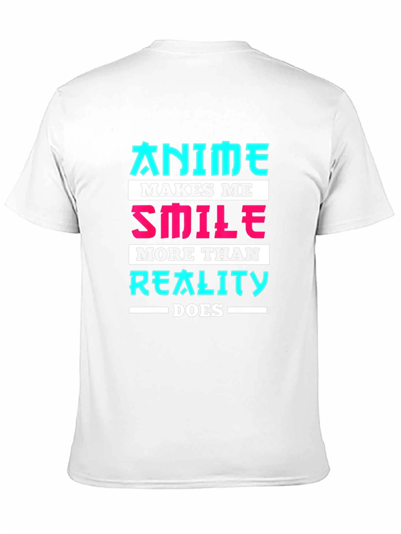 Anime Makes Me Smile T-Shirt - Geek Tee