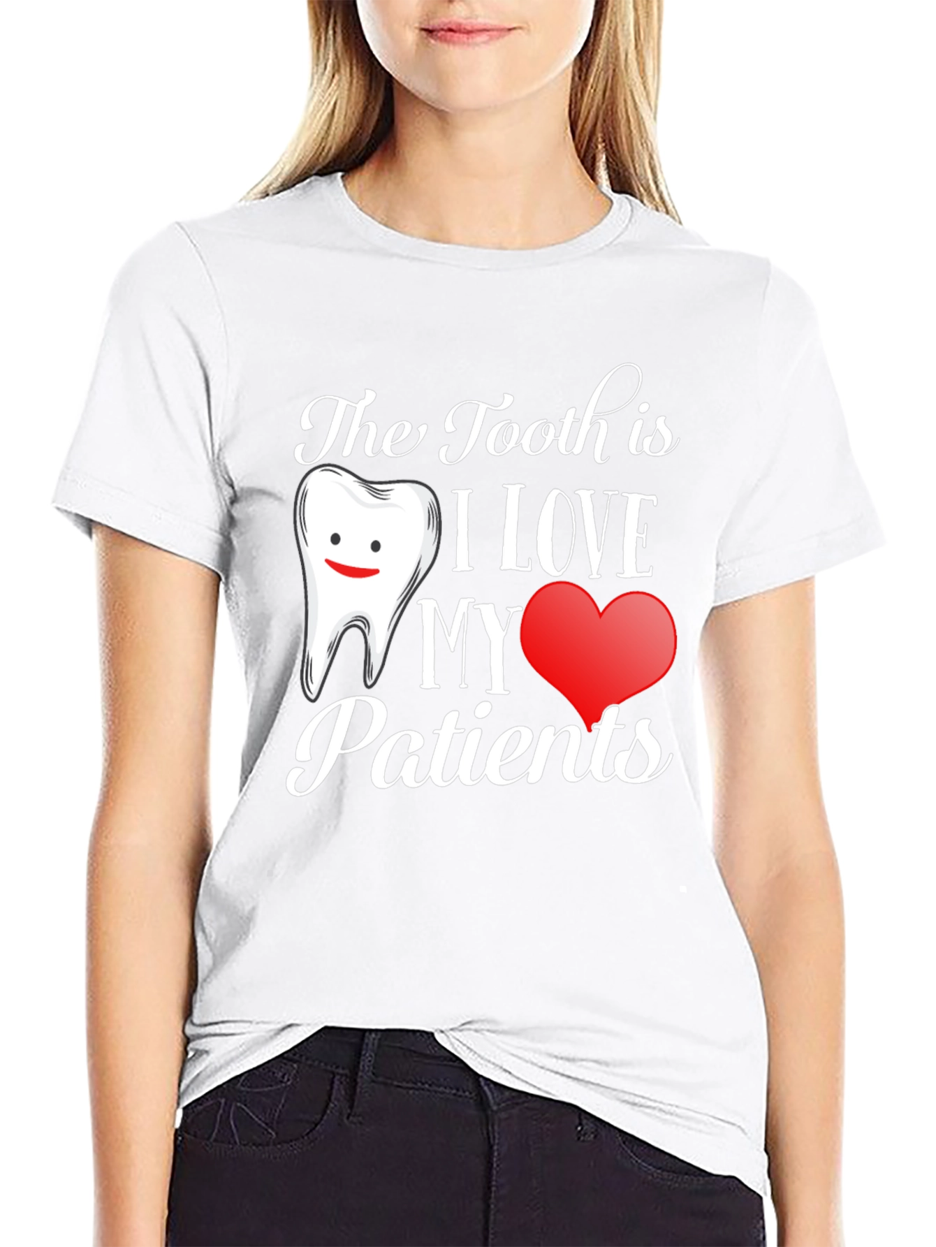 Dentist Love Patients Graphic T-Shirt
