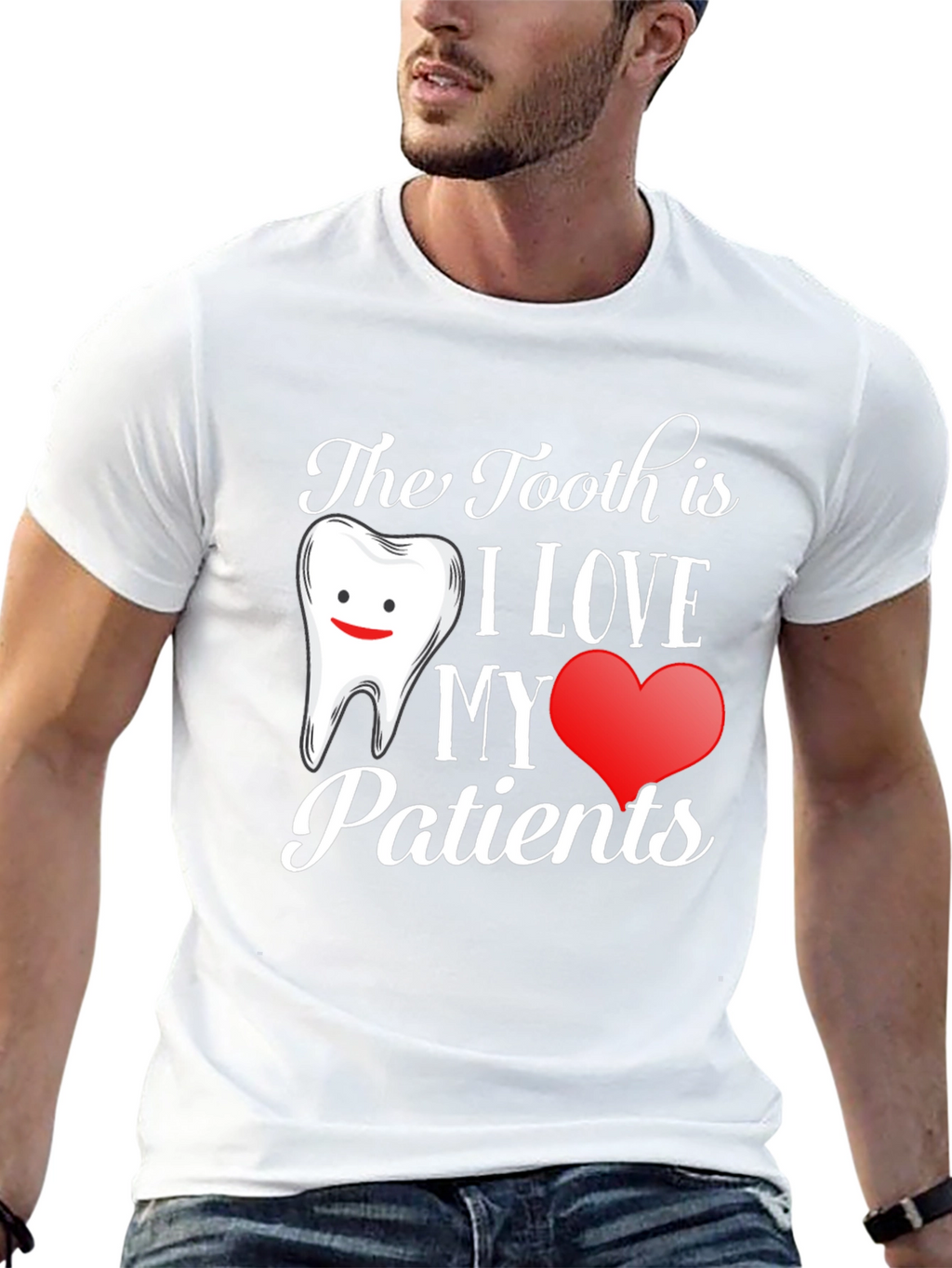 Dentist Love Patients Graphic T-Shirt