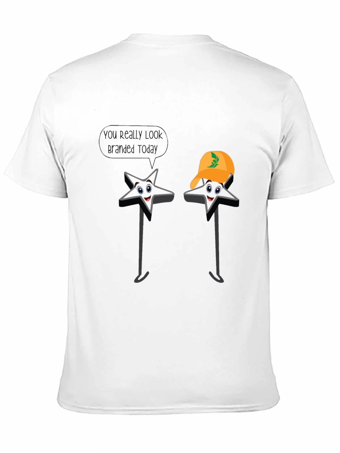 Funny Star Pun T-Shirt - You Look Branded Today!