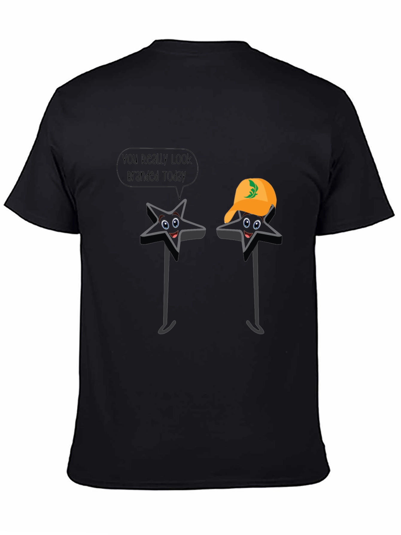 Funny Star Pun T-Shirt - You Look Branded Today!