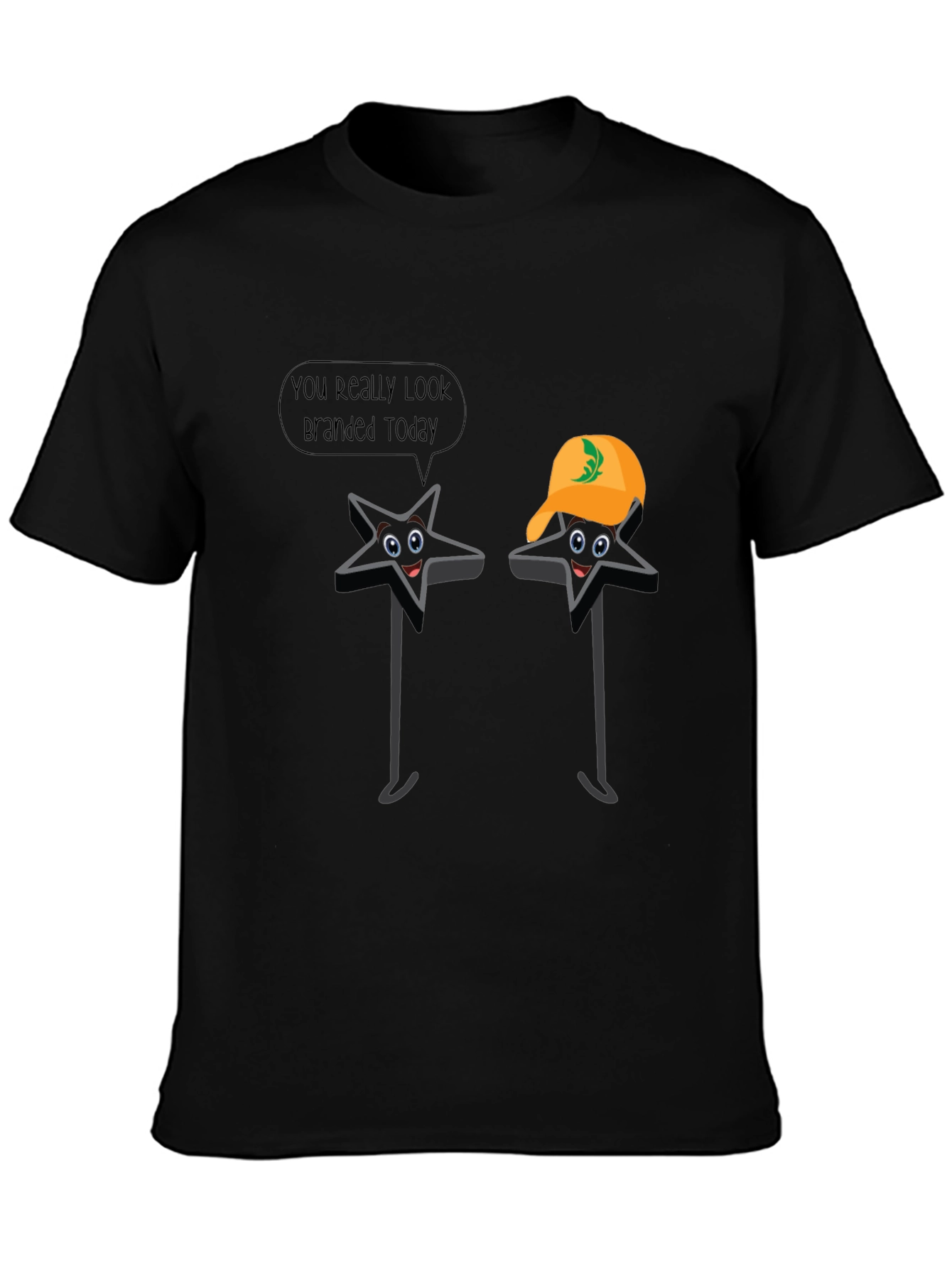 Funny Star Pun T-Shirt - You Look Branded Today!