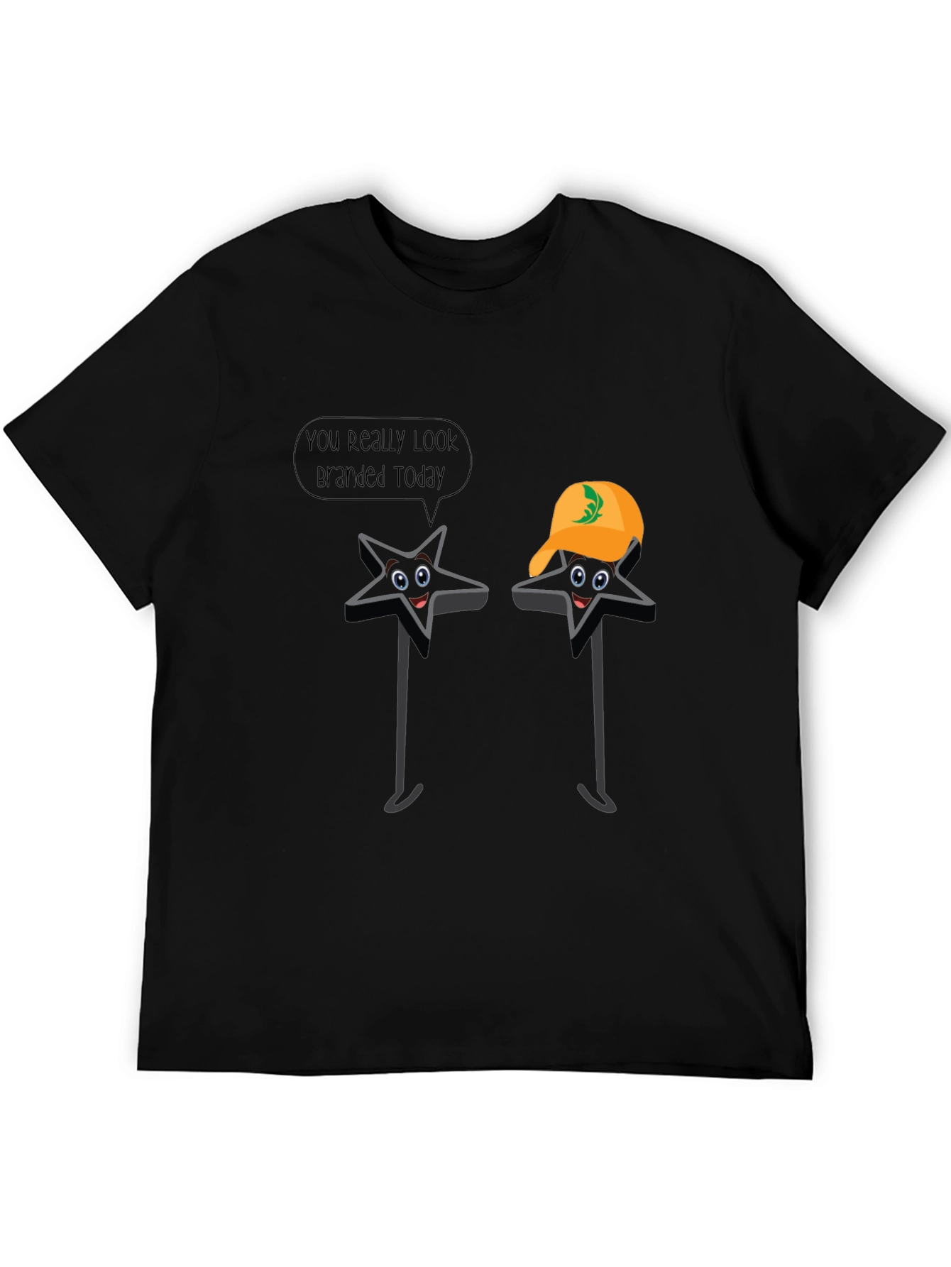 Funny Star Pun T-Shirt - You Look Branded Today!