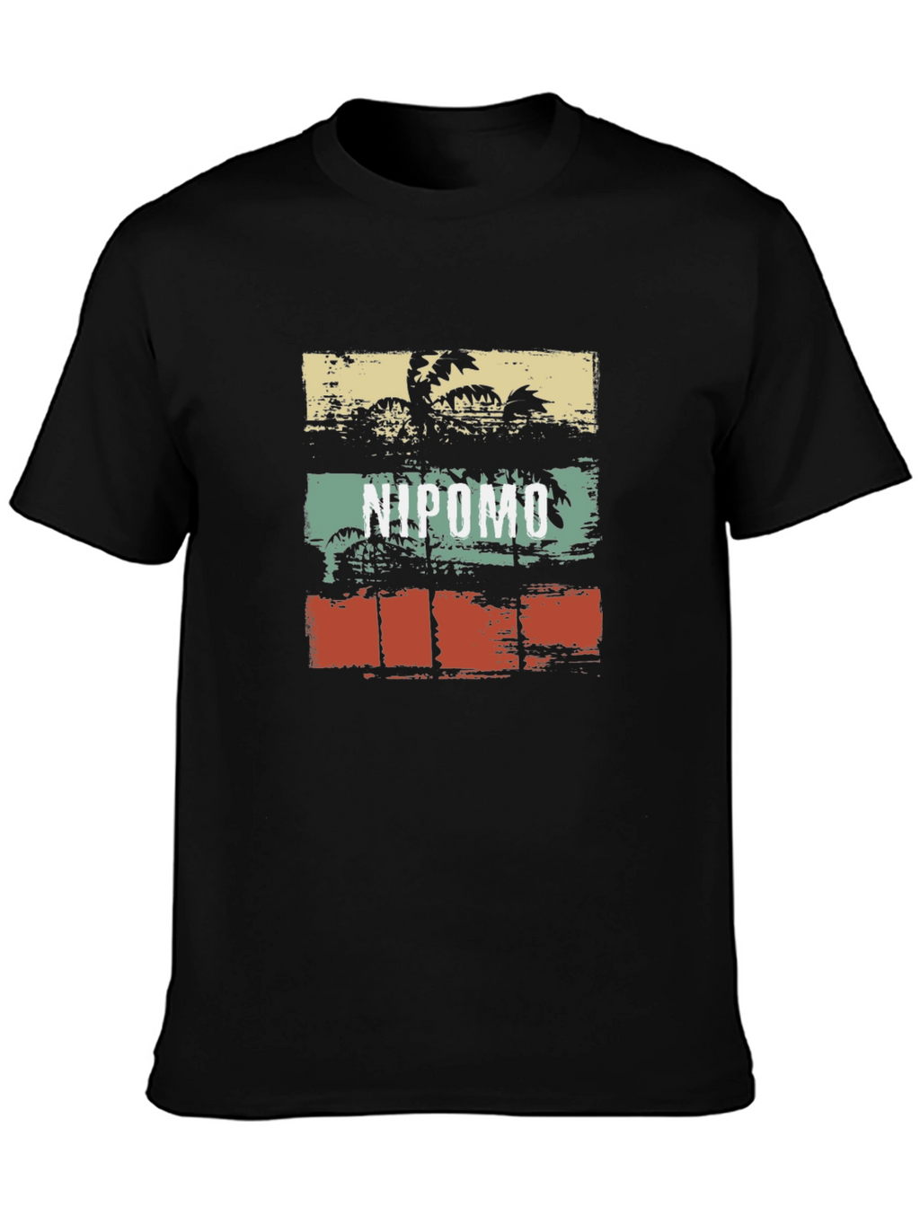 Nipomo Palm T-Shirt - Retro Beach Vibes