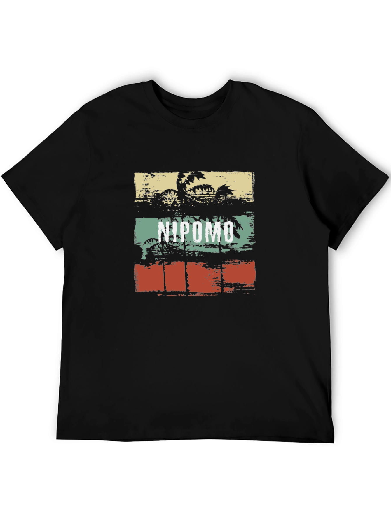 Nipomo Palm T-Shirt - Retro Beach Vibes