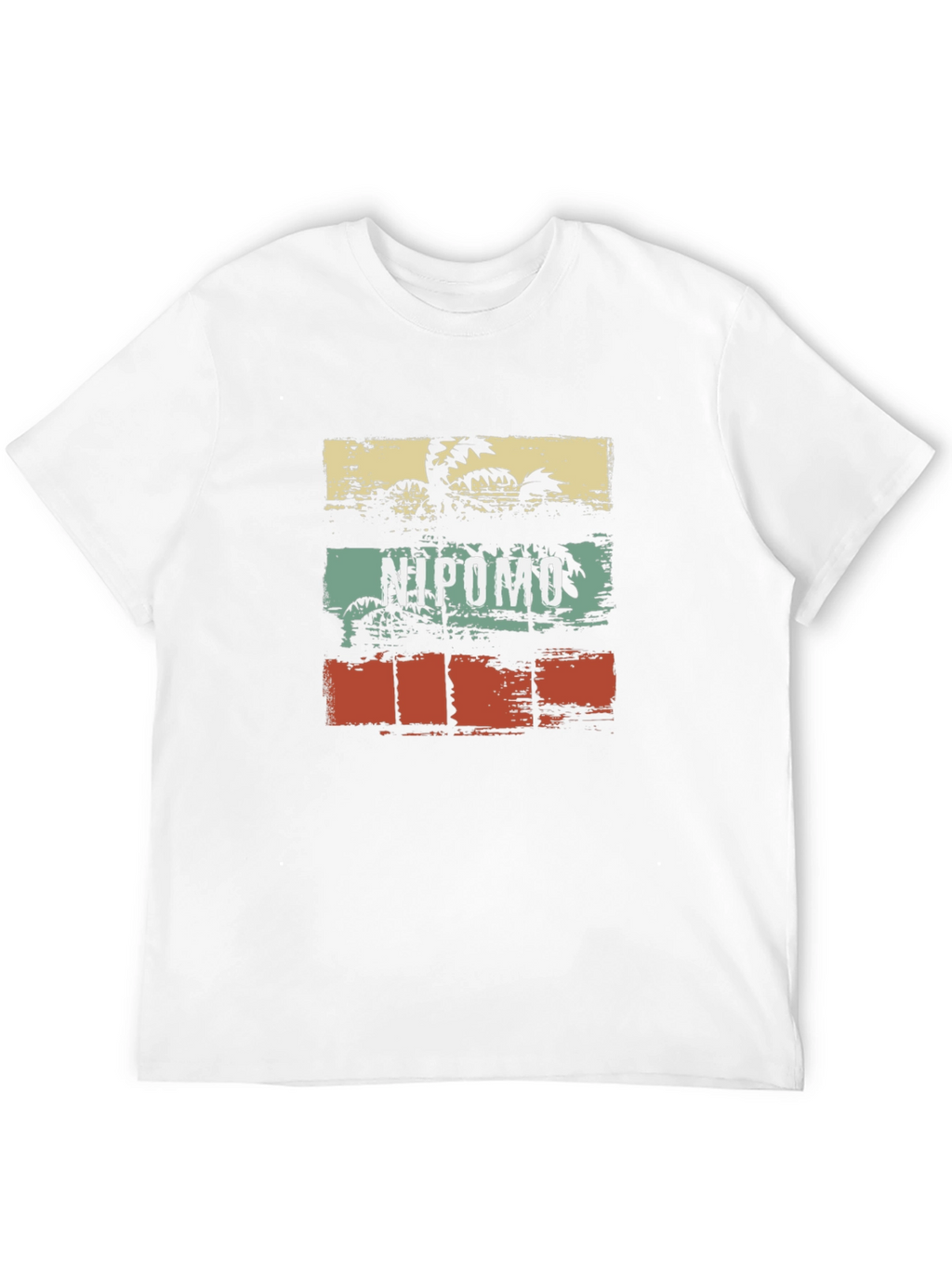 Nipomo Palm T-Shirt - Retro Beach Vibes