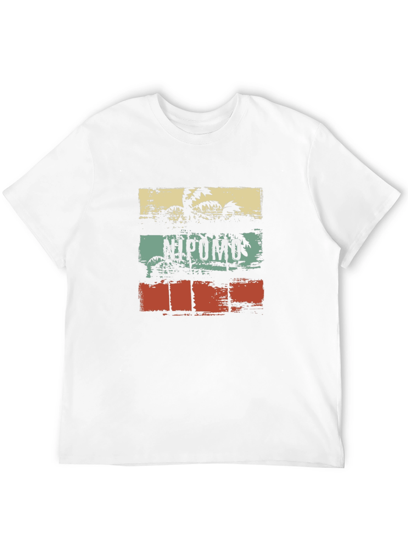 Nipomo Palm T-Shirt - Retro Beach Vibes