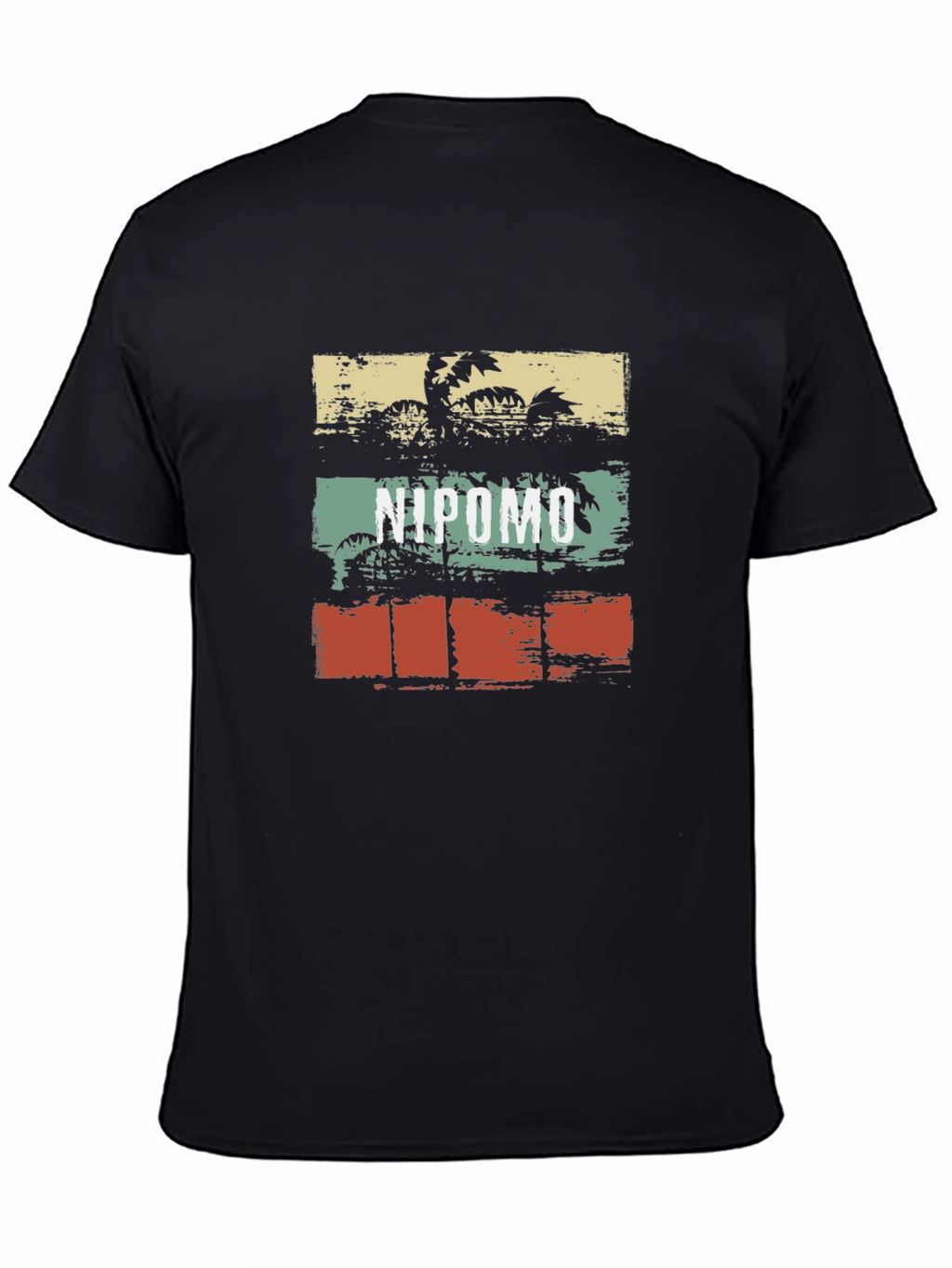 Nipomo Palm T-Shirt - Retro Beach Vibes